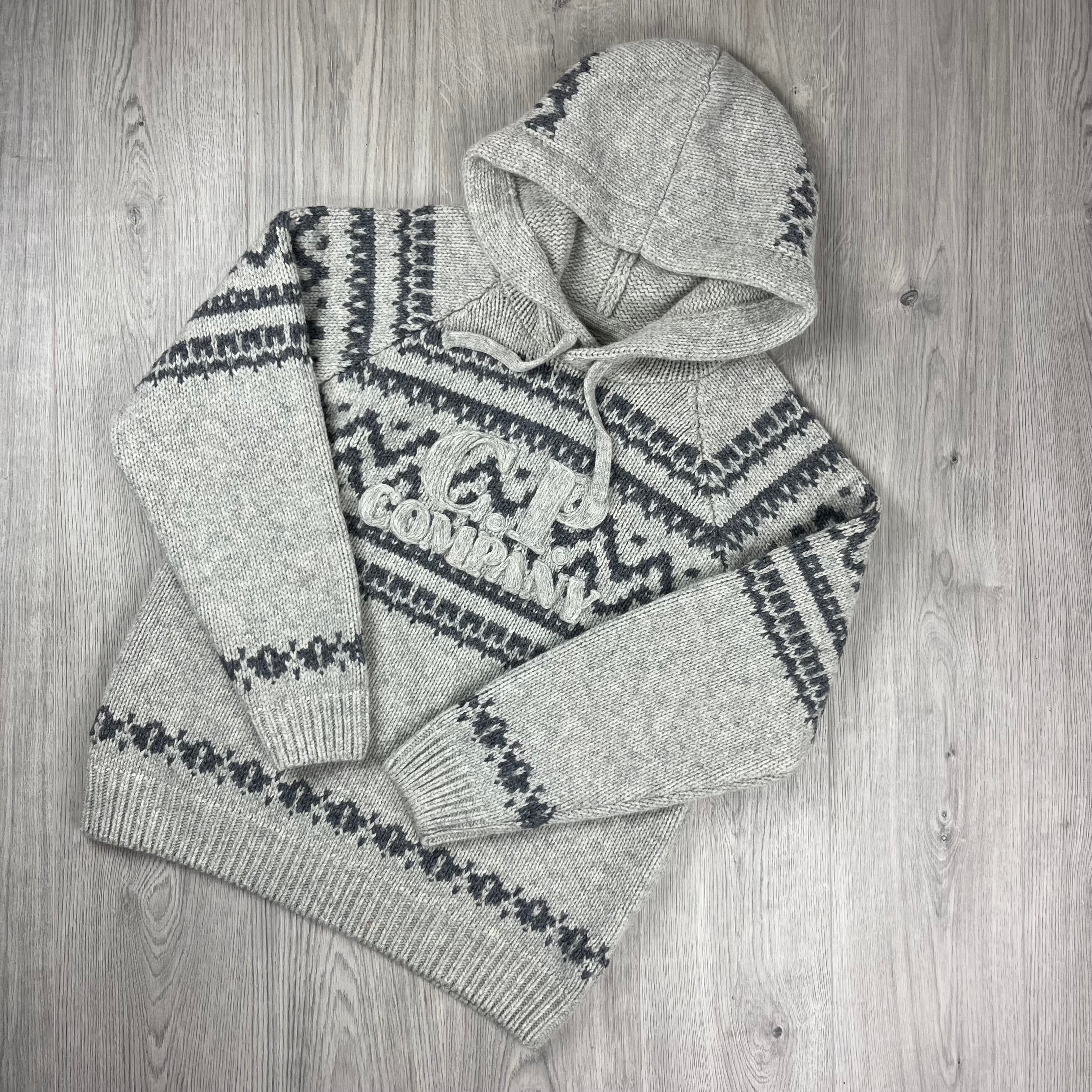 CP Company Knit Hoodie - Grey