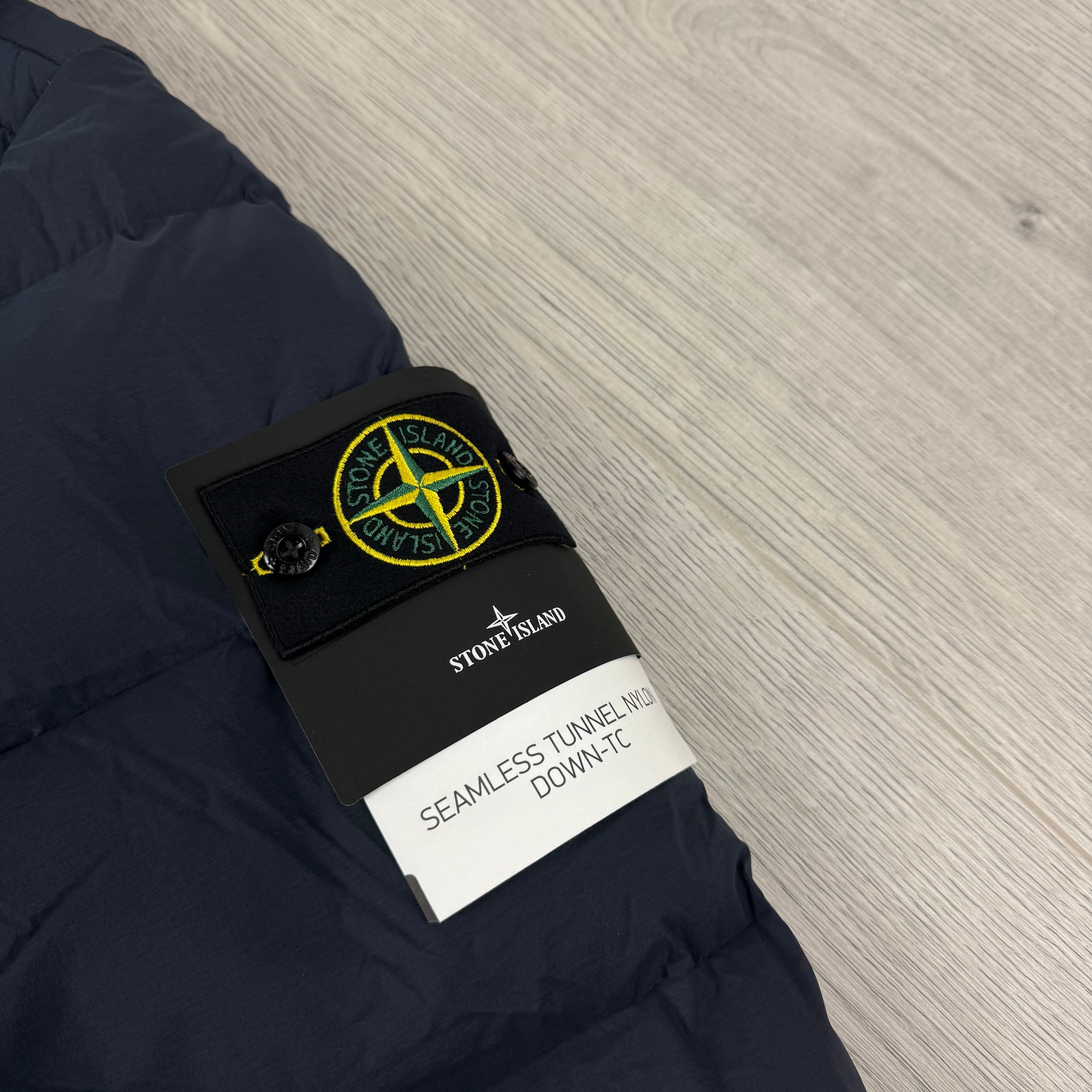 Stone Island | Men's Seamless Down Jacket | Black | Outlet Sale