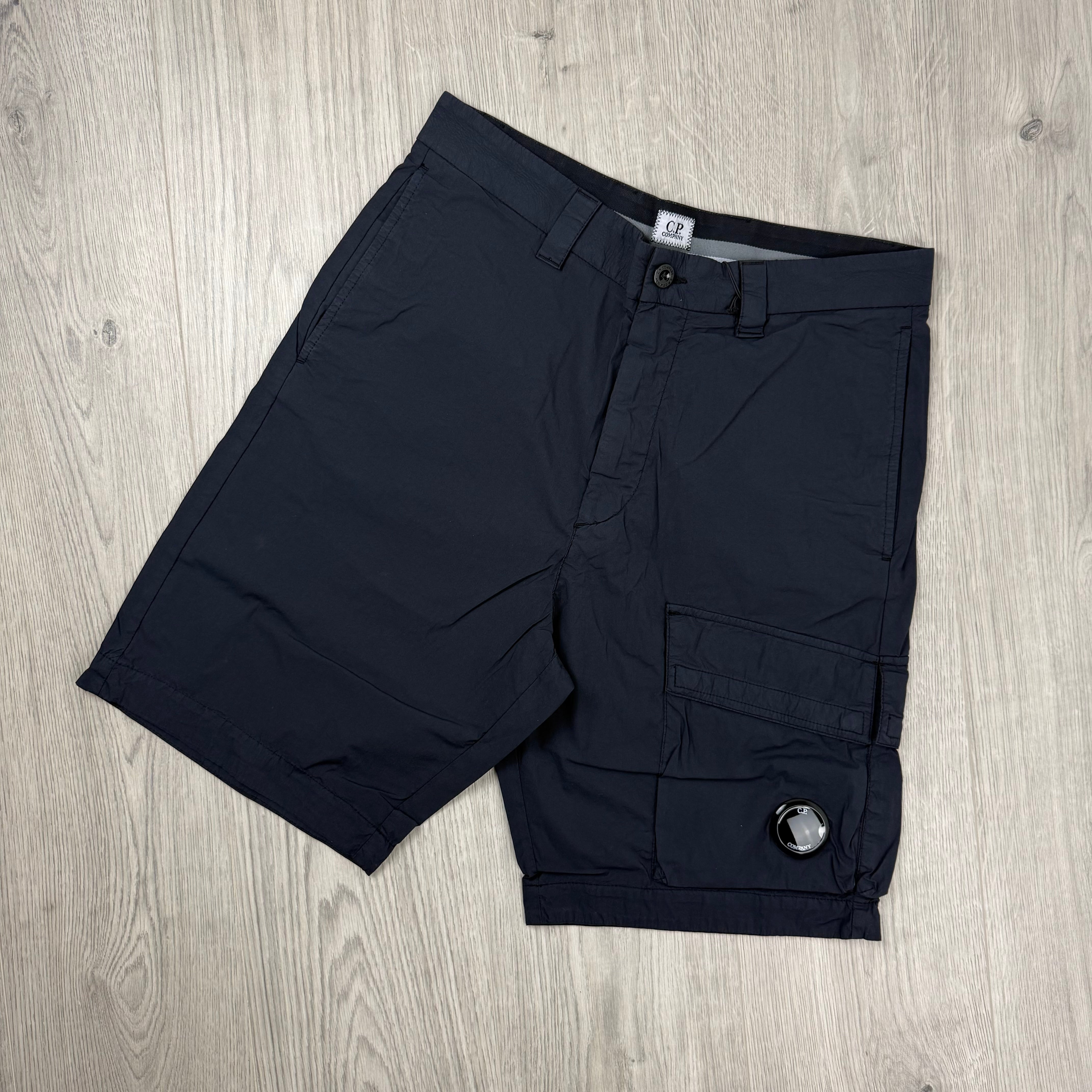 CP Company | Men's Cargo Shorts | Total Eclipse | Outlet Sale