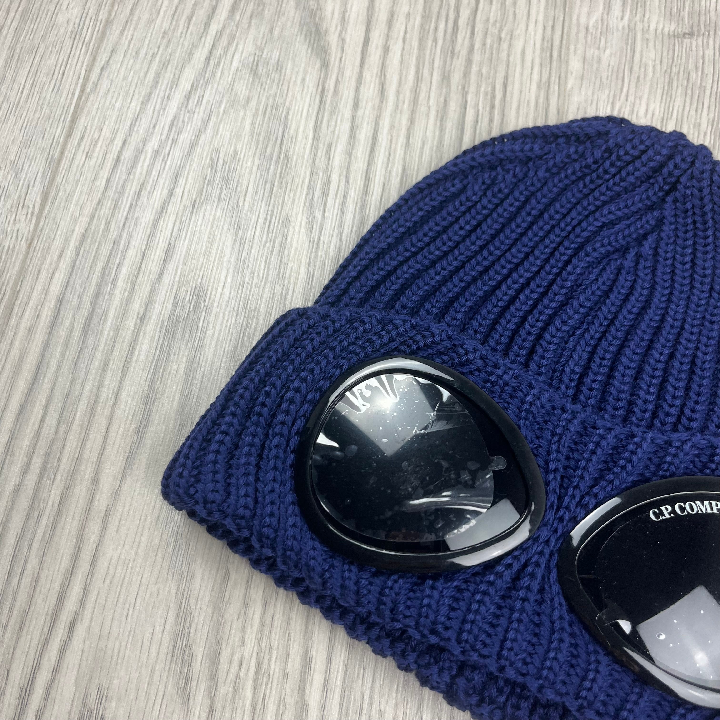 CP Company Goggle Beanie - Estate Blue