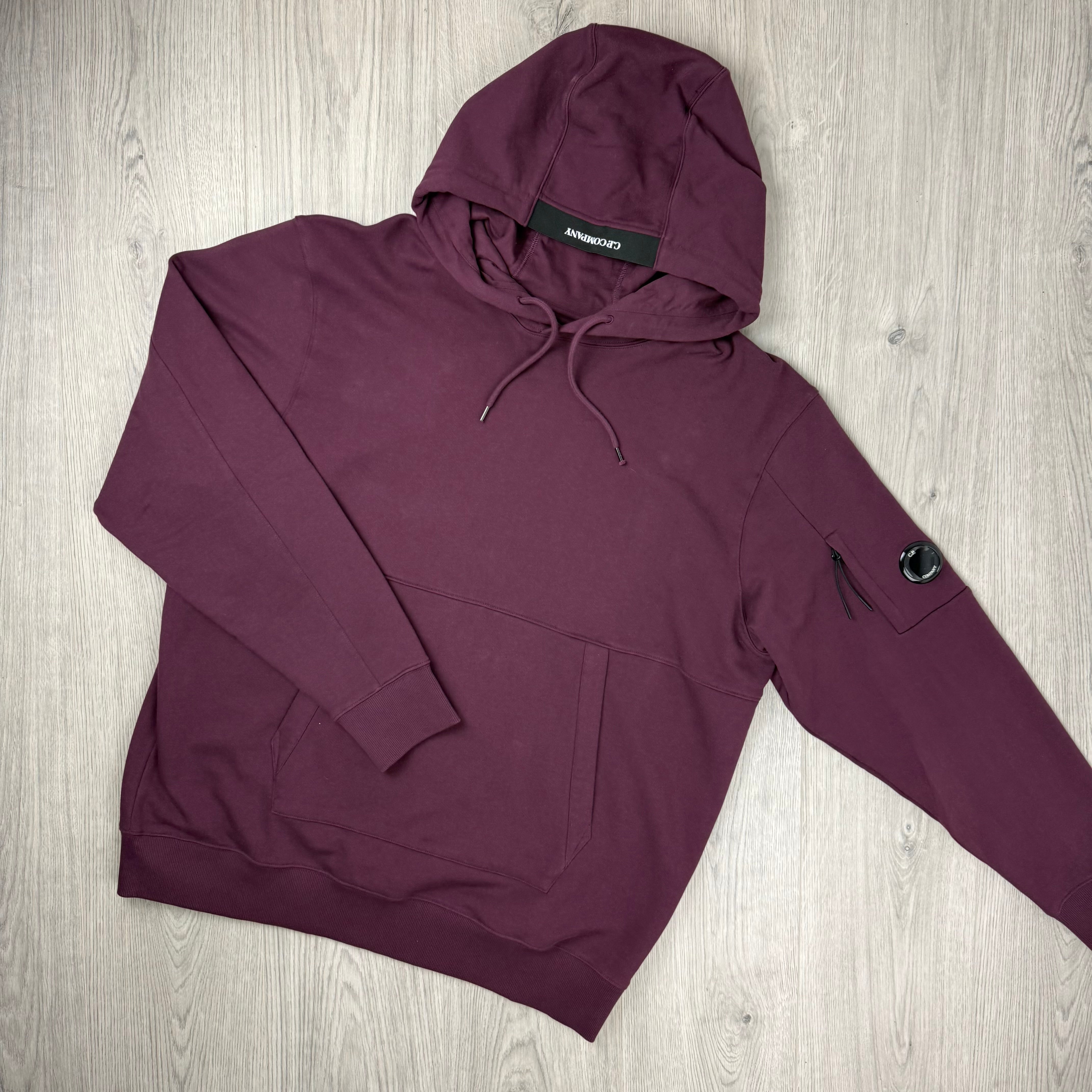 CP Company Raised Fleece Hoodie - Port Royal