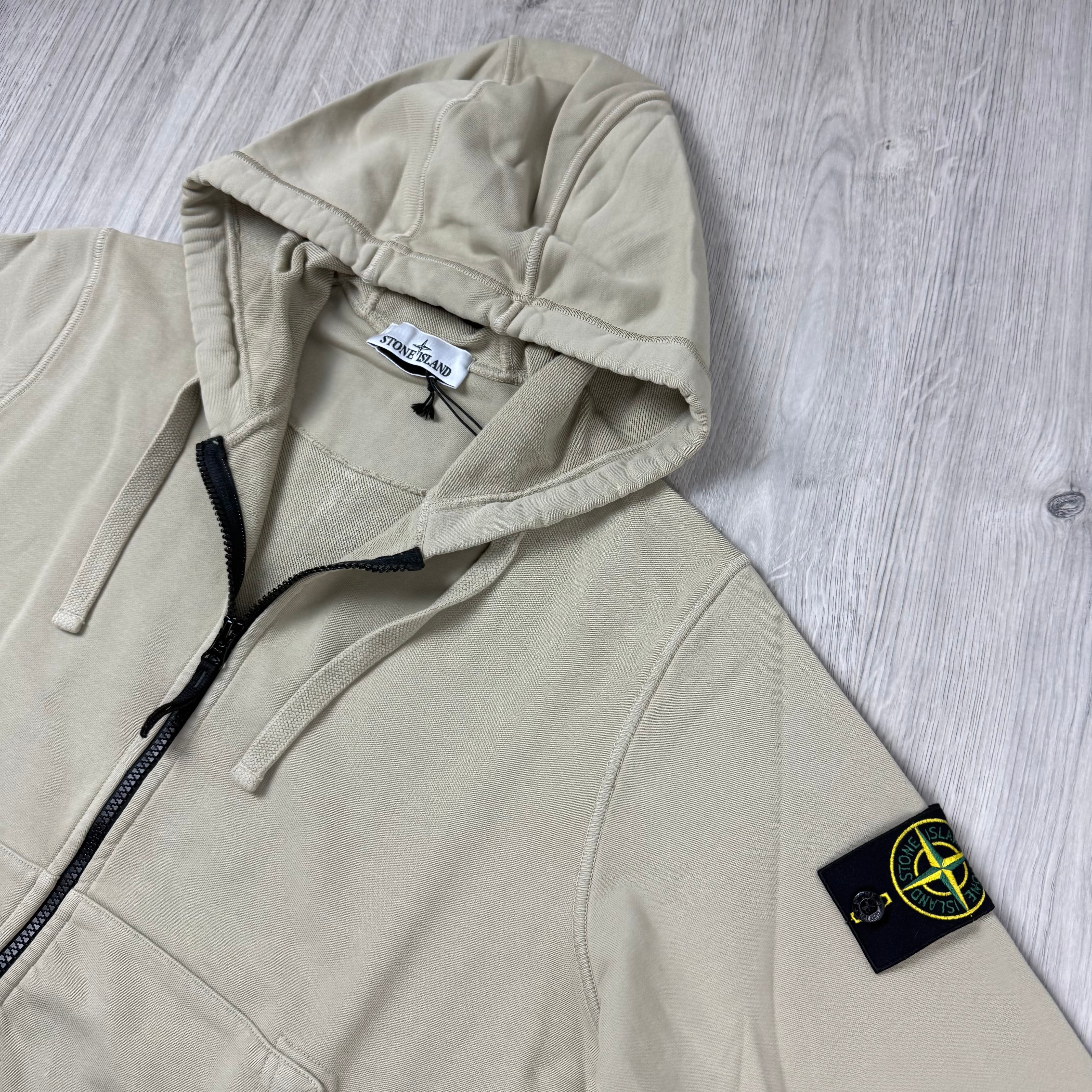 Stone Island Zip Hoodie - Desert