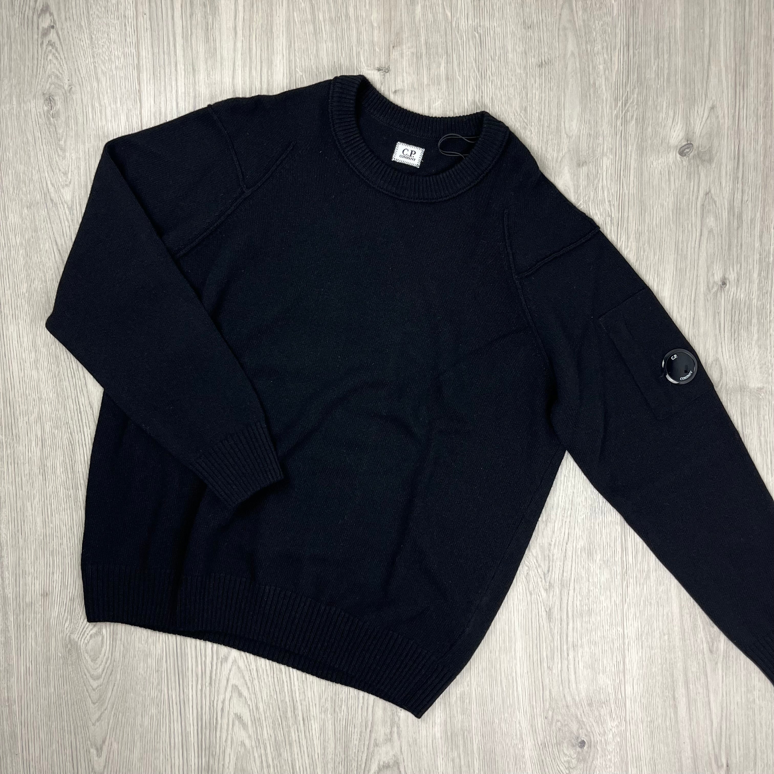 CP Company Knit Sweatshirt - Black