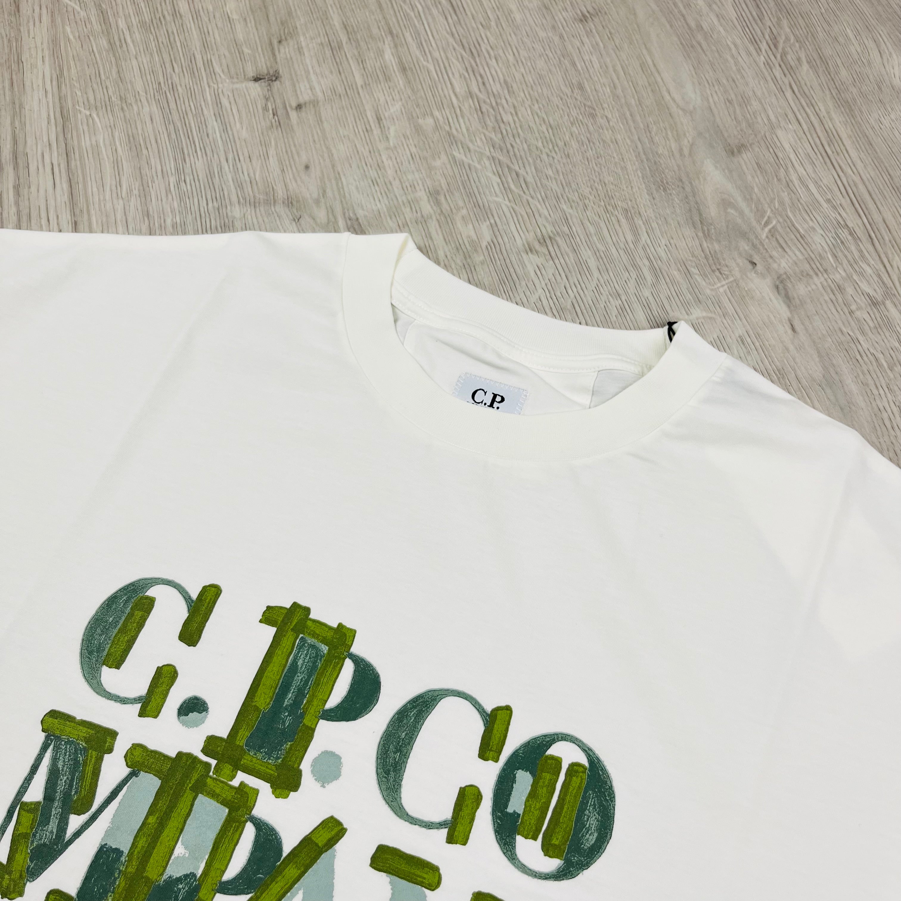 CP Company Blurred T-Shirt - White