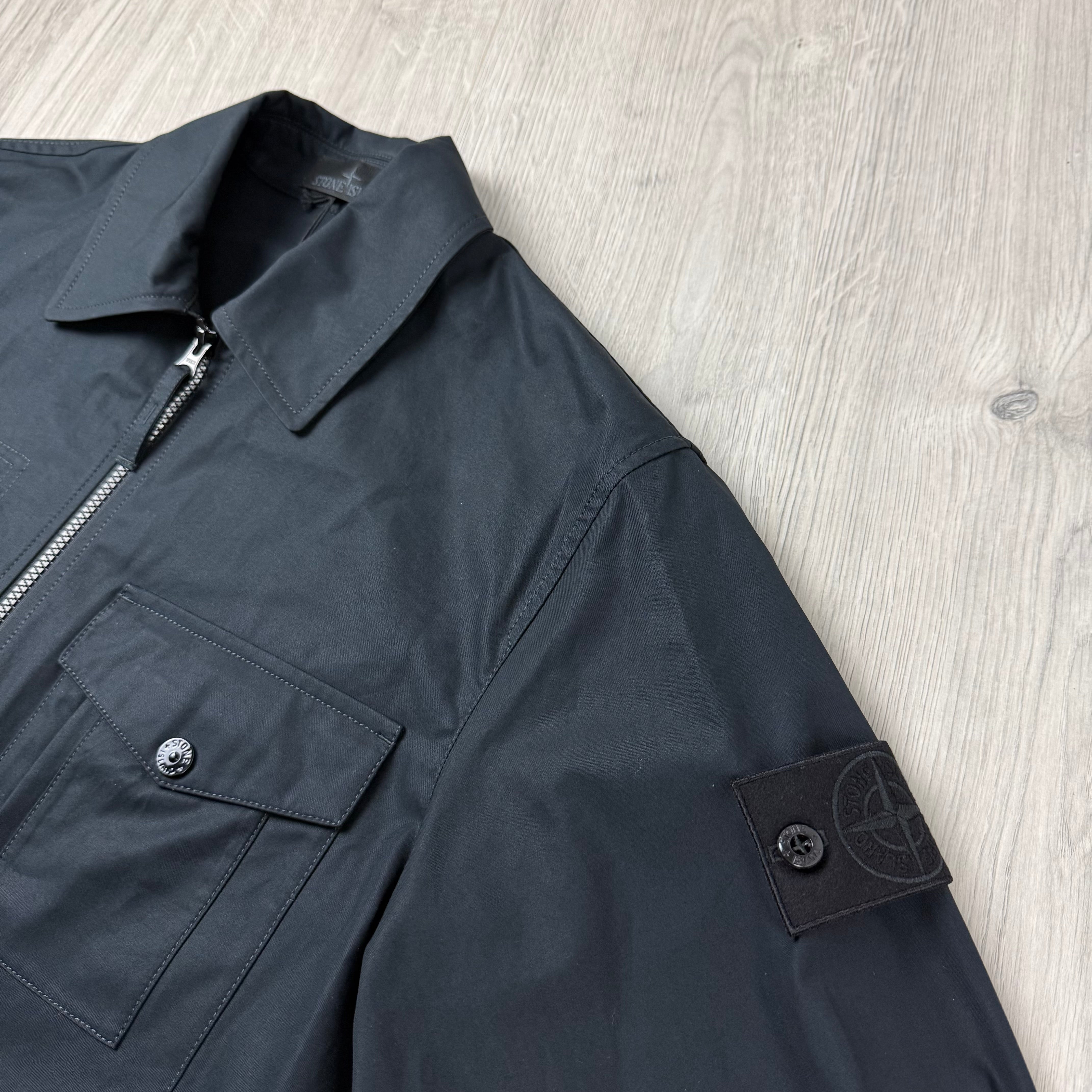 Stone Island Ghost Overshirt - Black