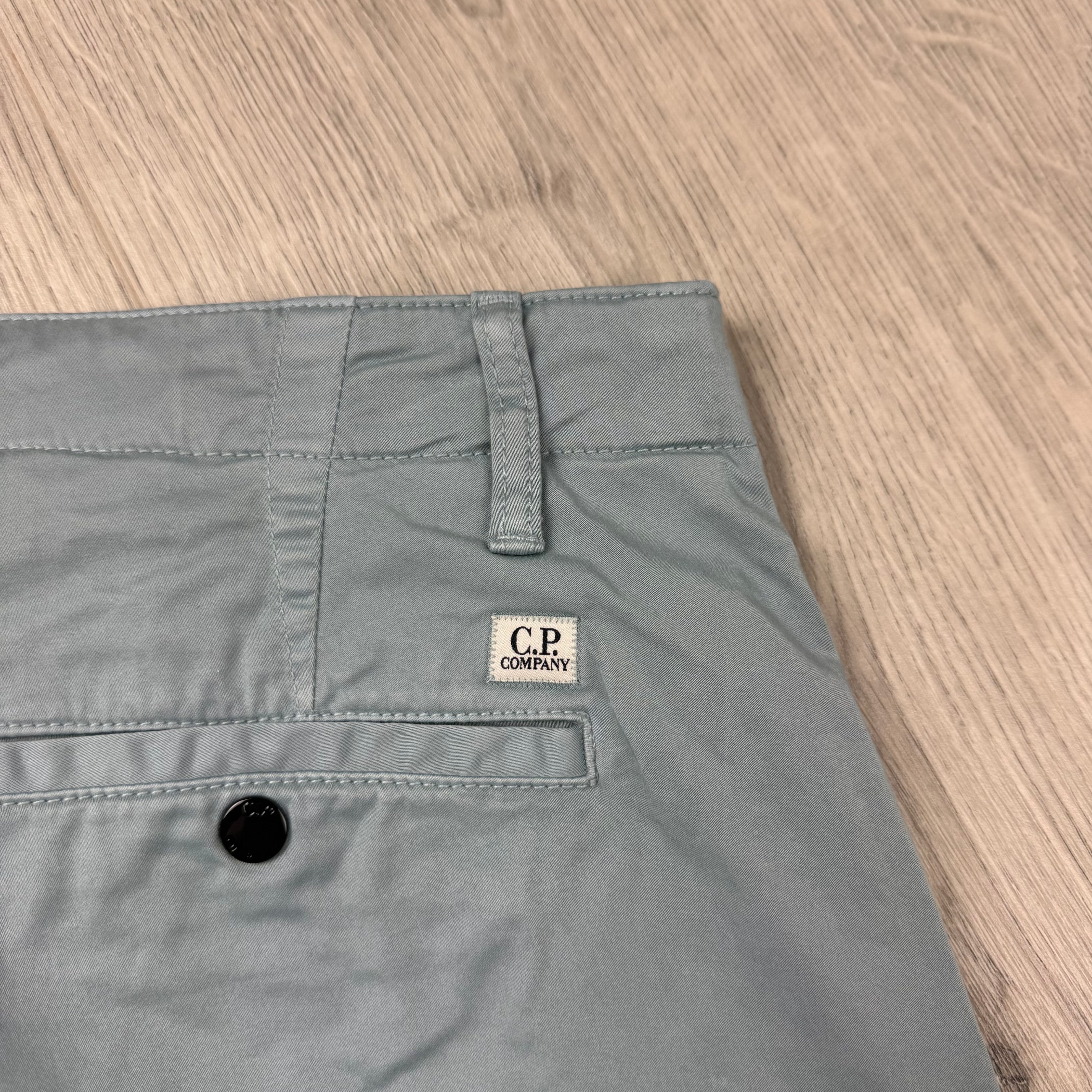 CP Company Cargo Shorts - Silver Blue