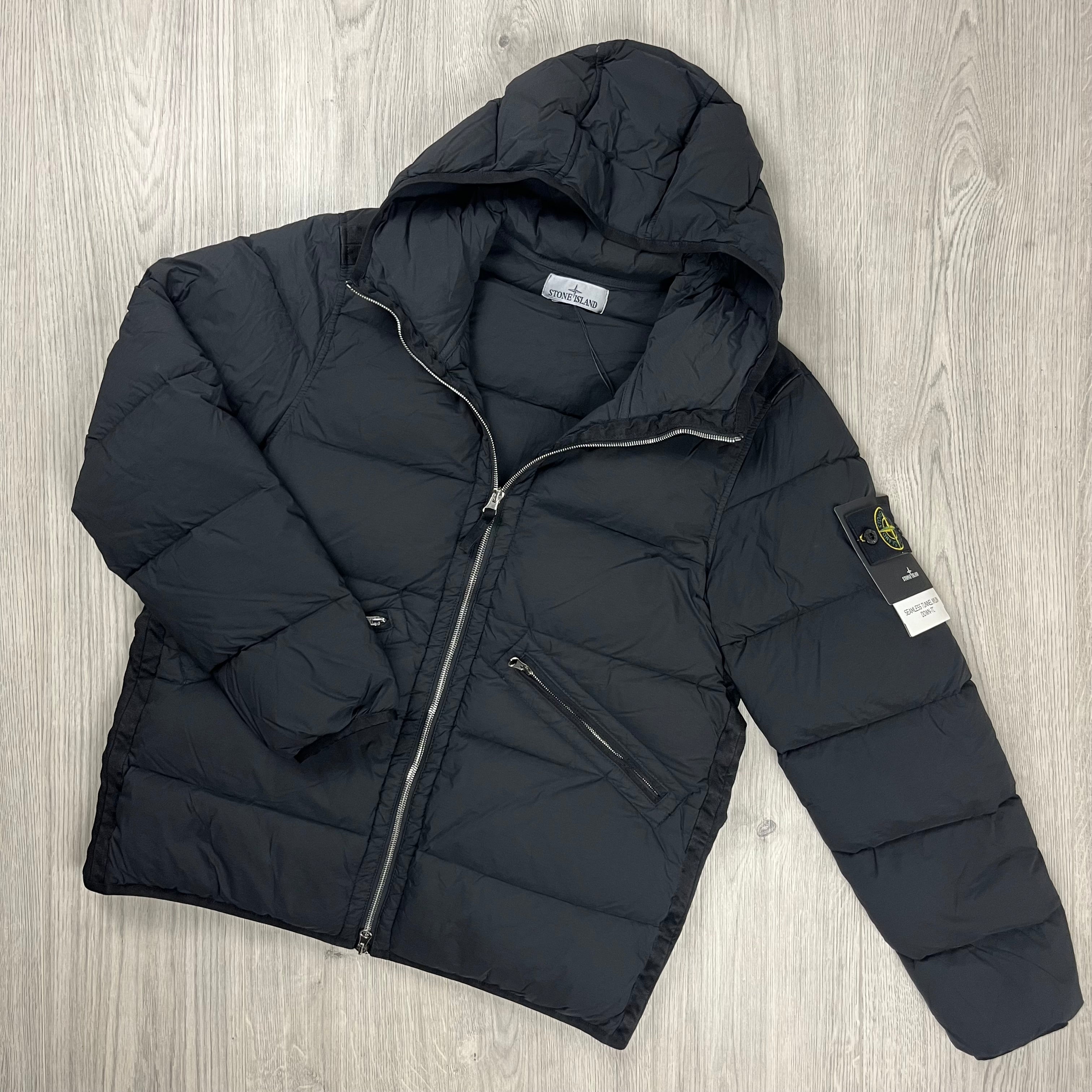 Stone Island Nylon Down Jacket - Black