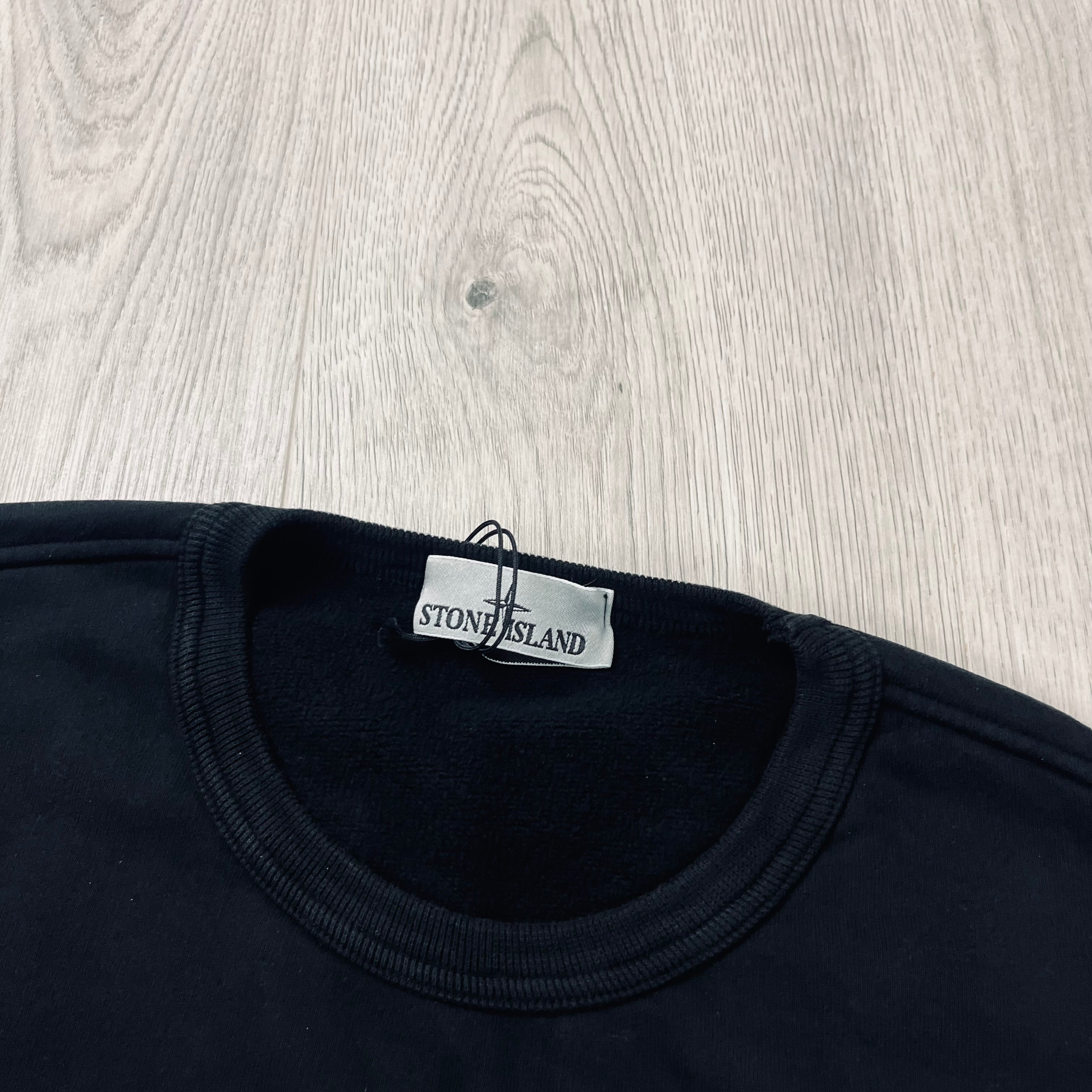 Stone Island Dyed Sweatshirt - Black