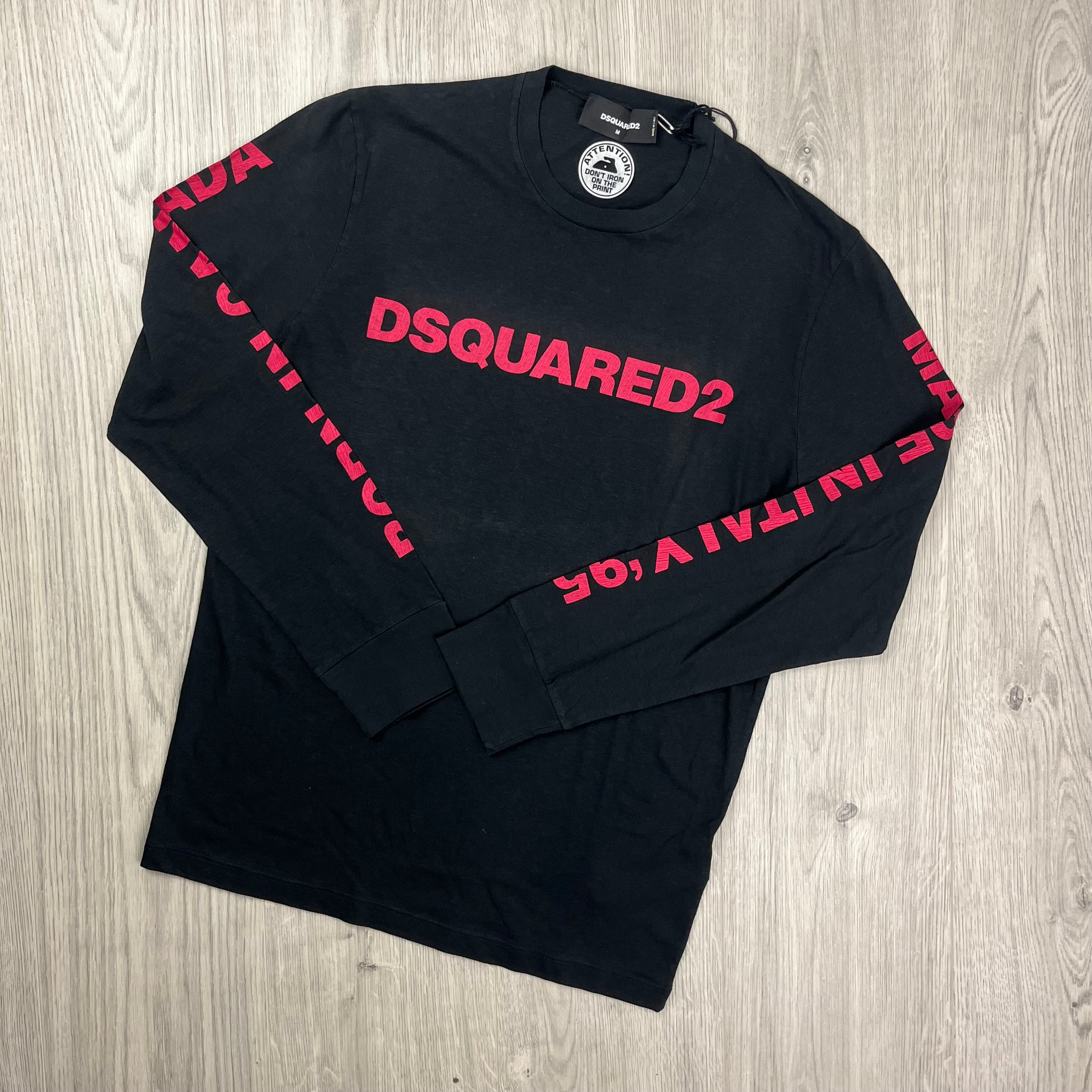 D Squared V Neck store Long Sleeve T Shirt Medium