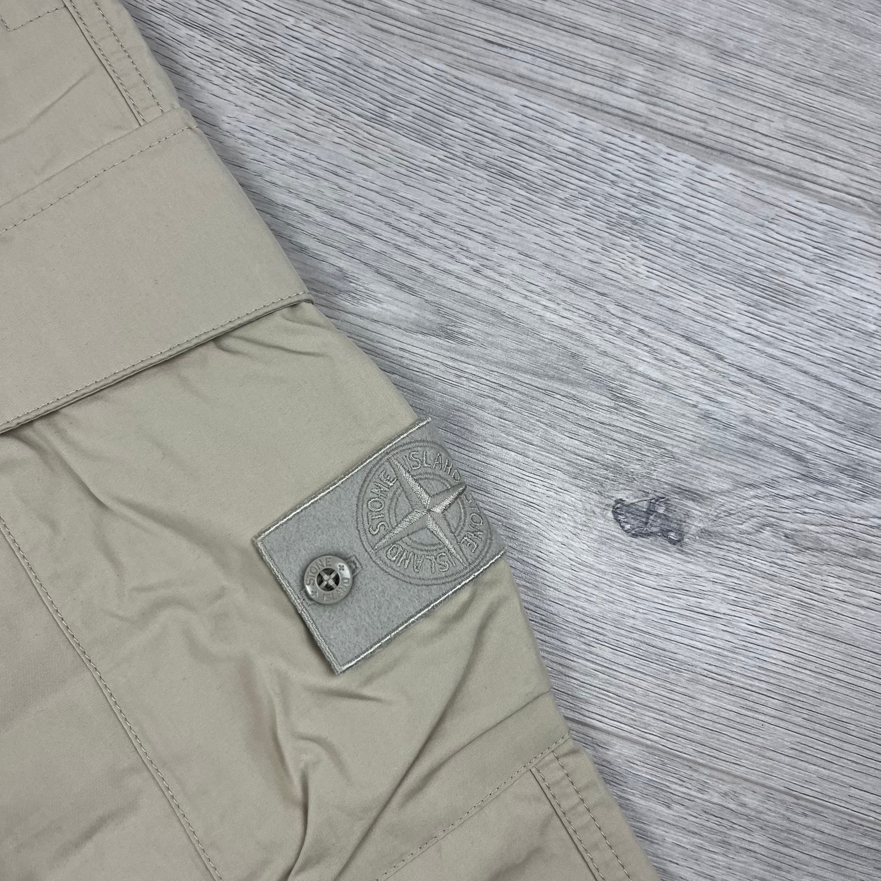 Stone Island Ghost Cargo Trousers - Beige