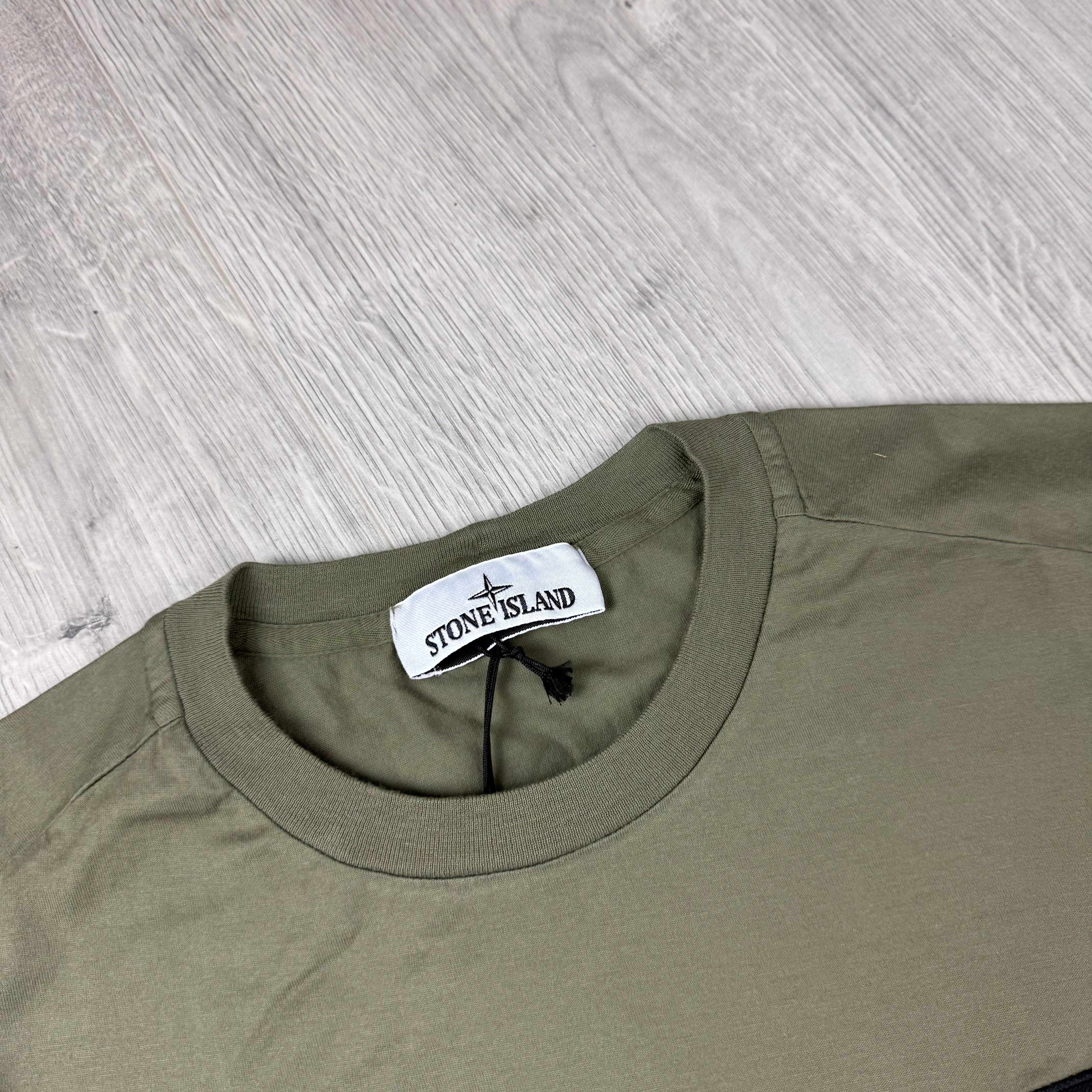 Stone Island Patch T-Shirt - Military