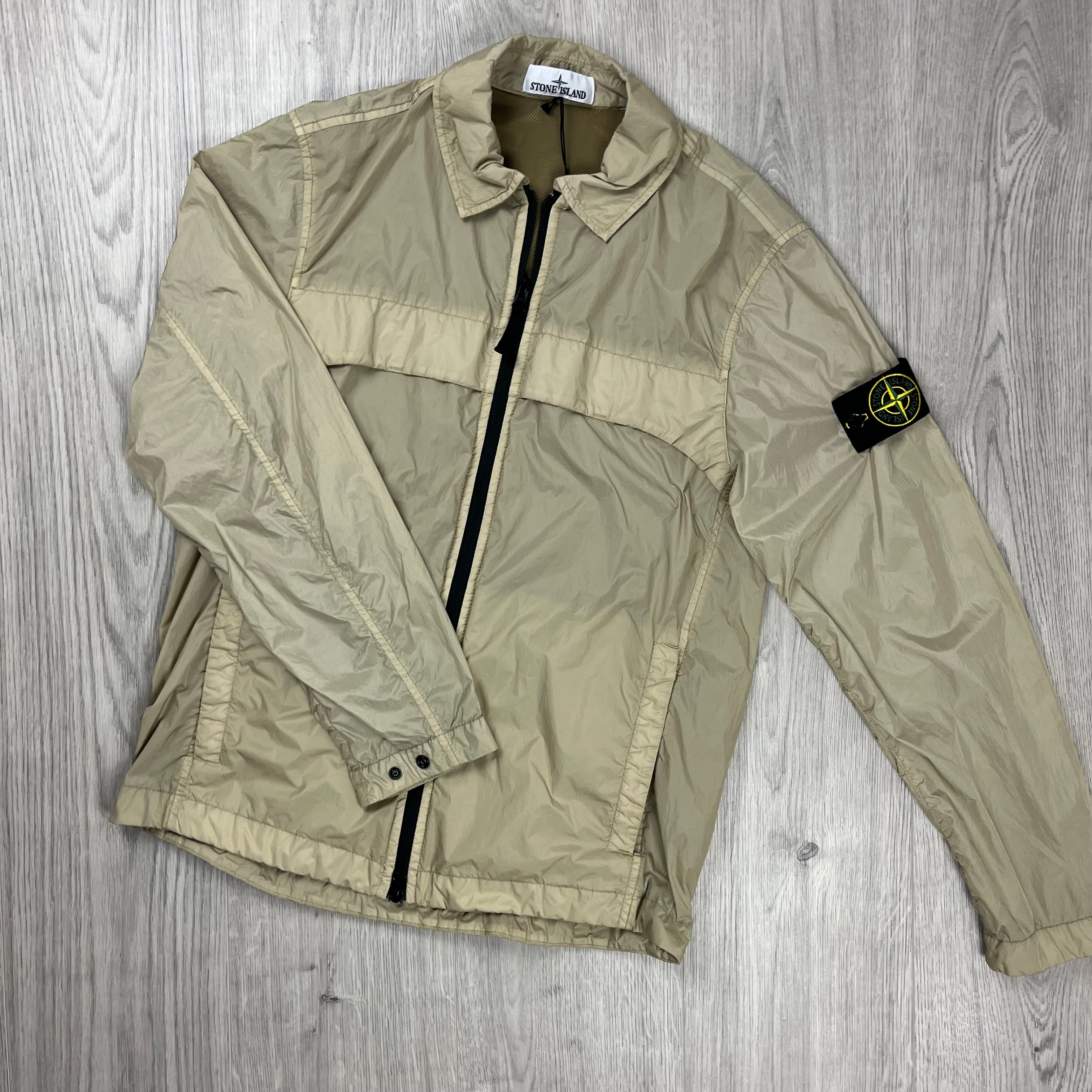 Stone Island Nylon Overshirt - Sand