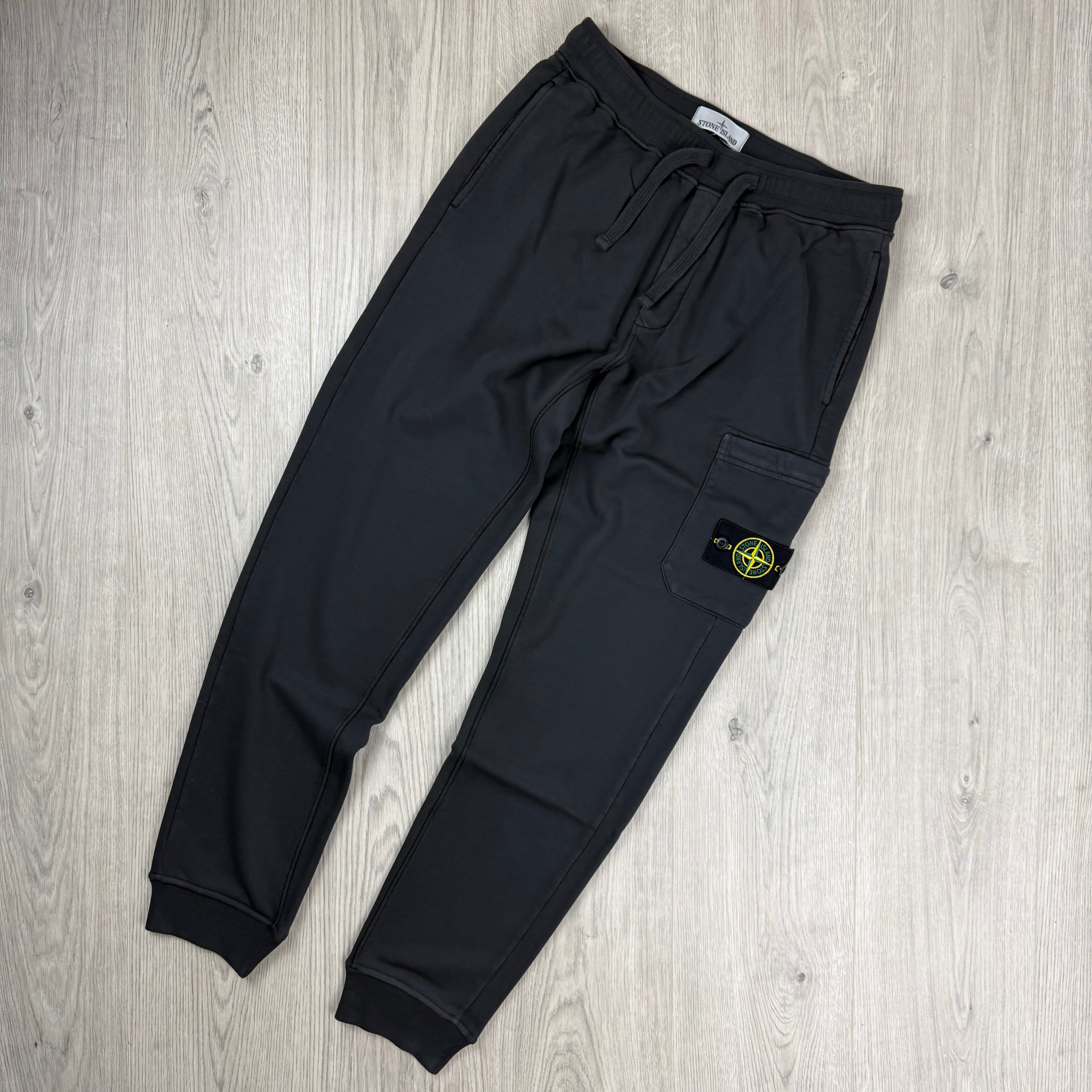 Stone Island Dyed Sweatpants - Charcoal