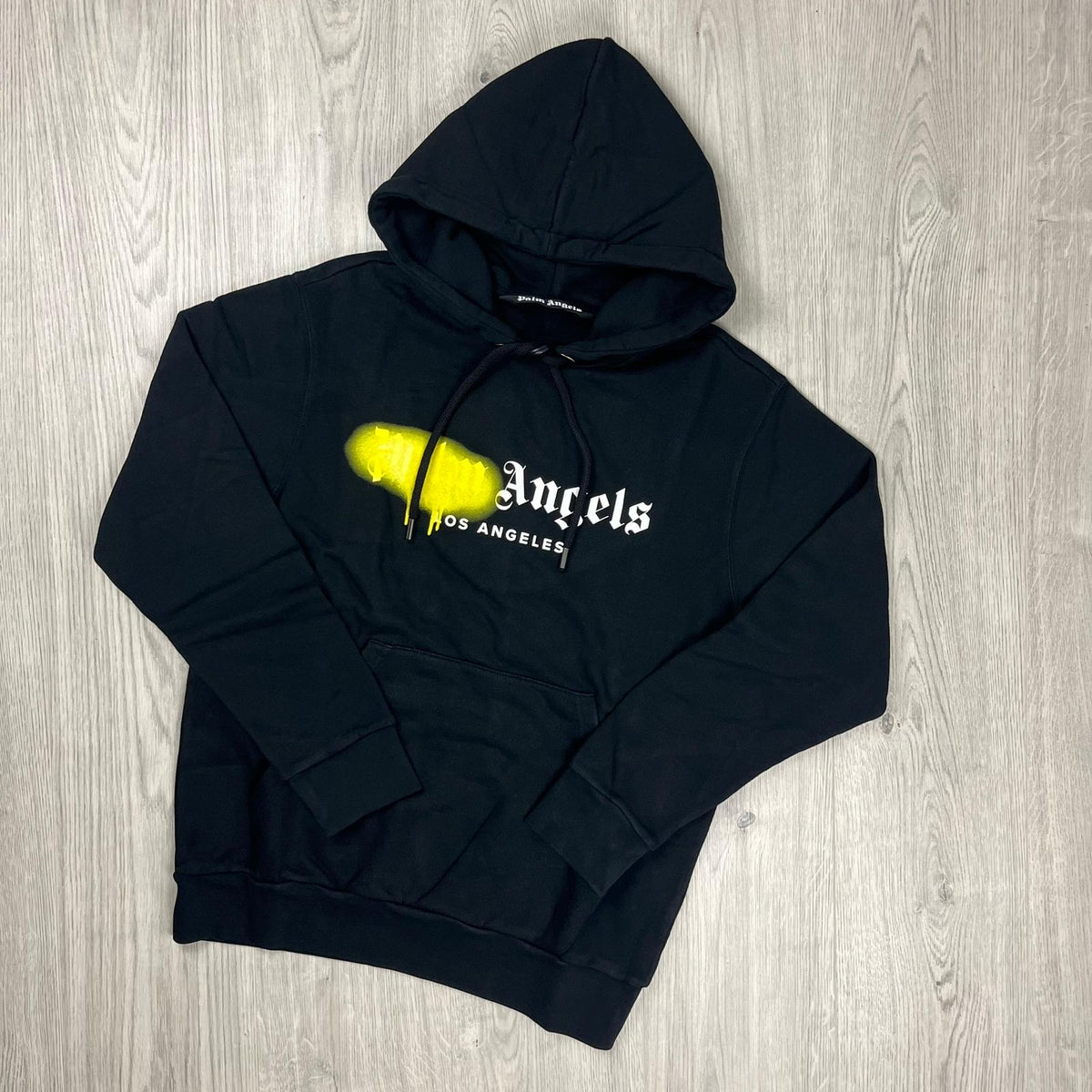 Palm Angels Spray Hoodie Black