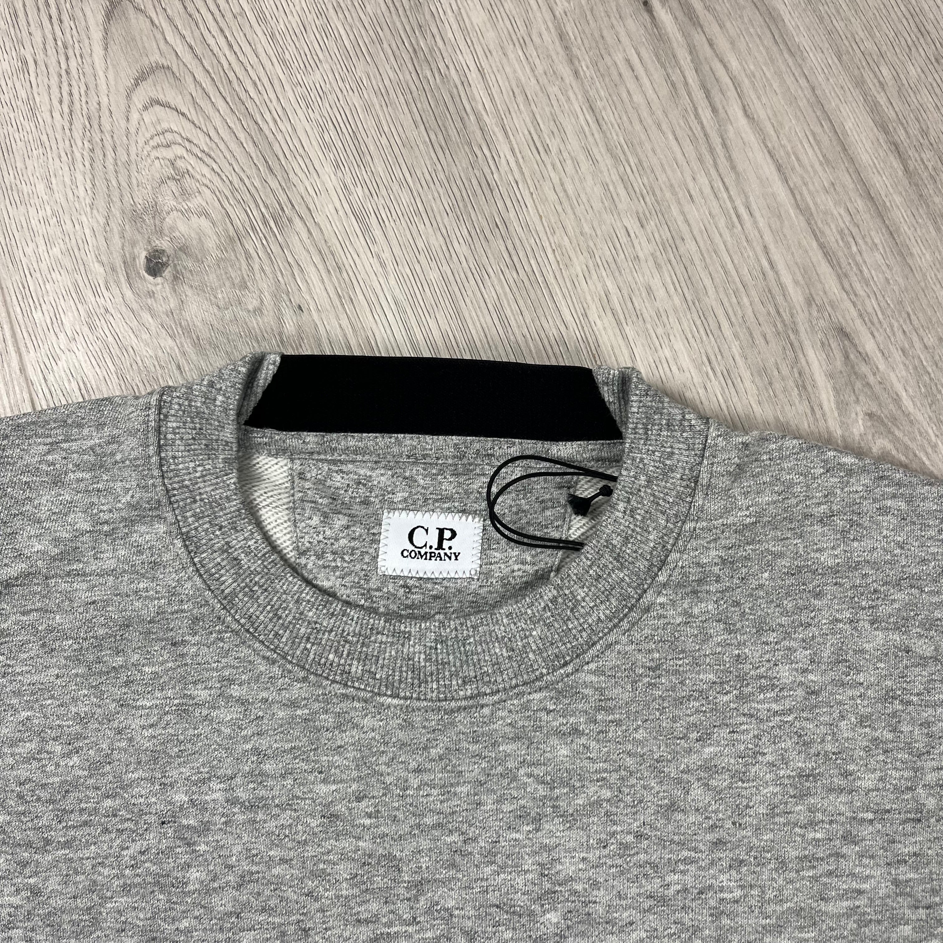 CP Company | Men's Raised Fleece Sweatshirt | Grey | Outlet Sale
