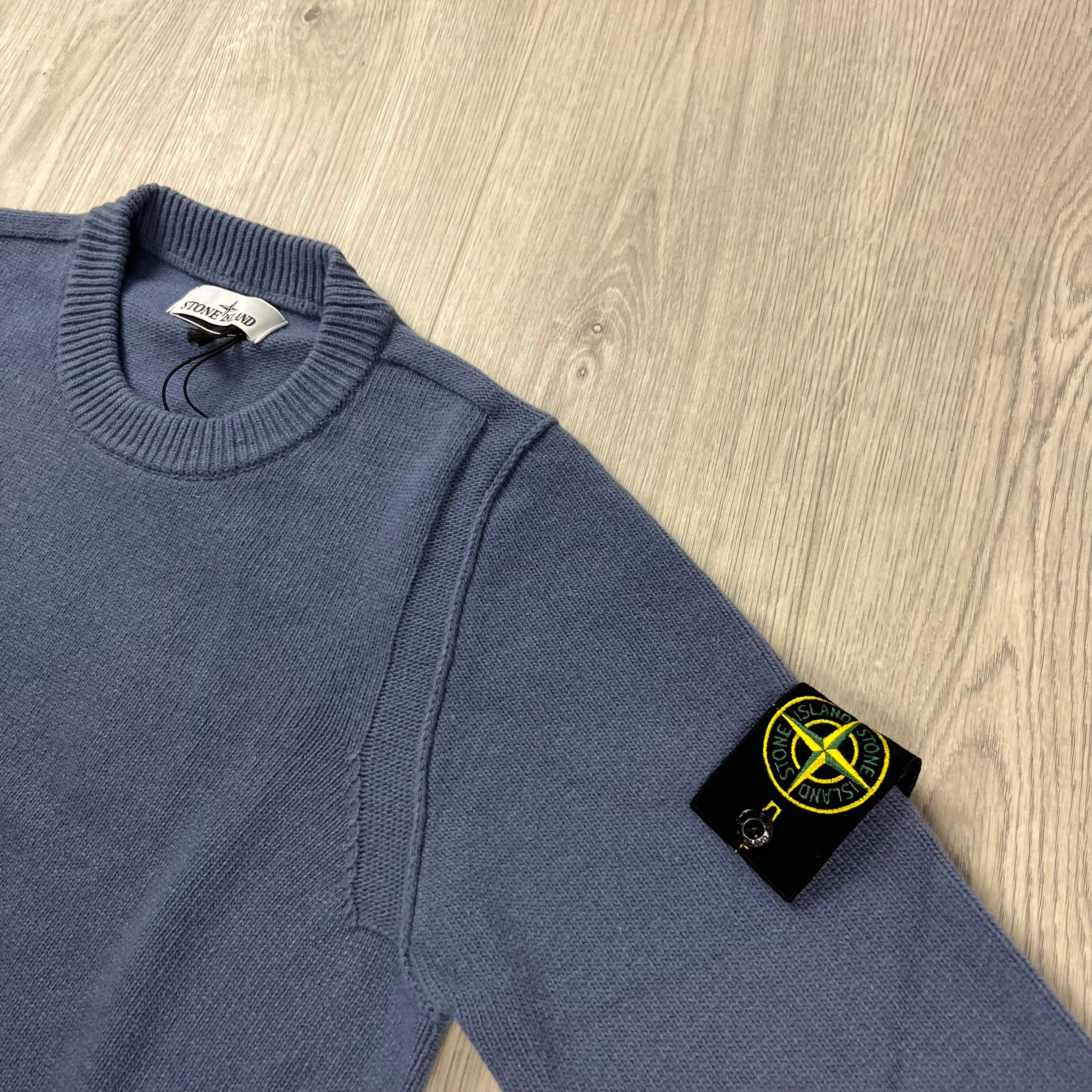 Stone Island Knit Sweatshirt - Mid Blue