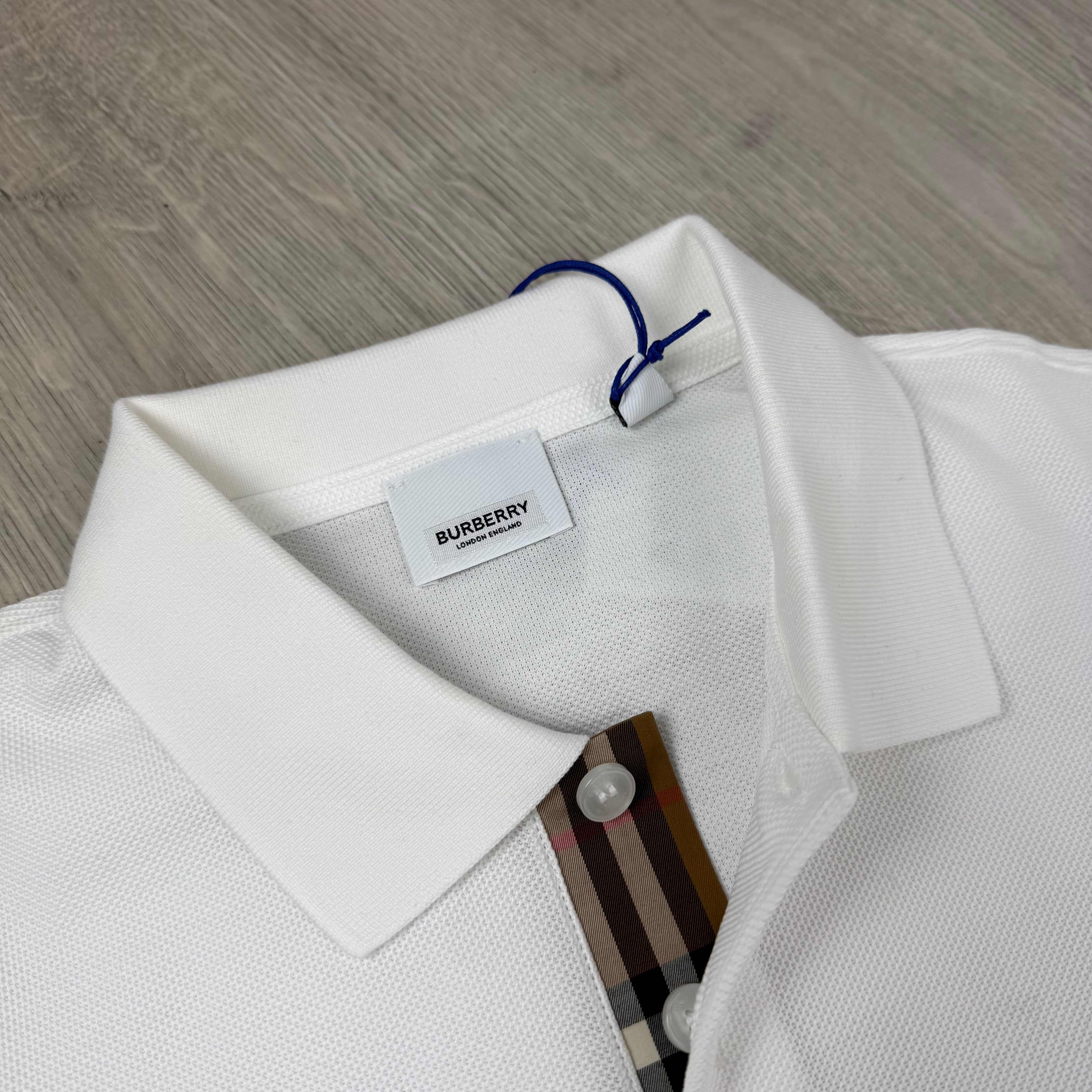 Burberry 'Hartford' Polo Shirt - White