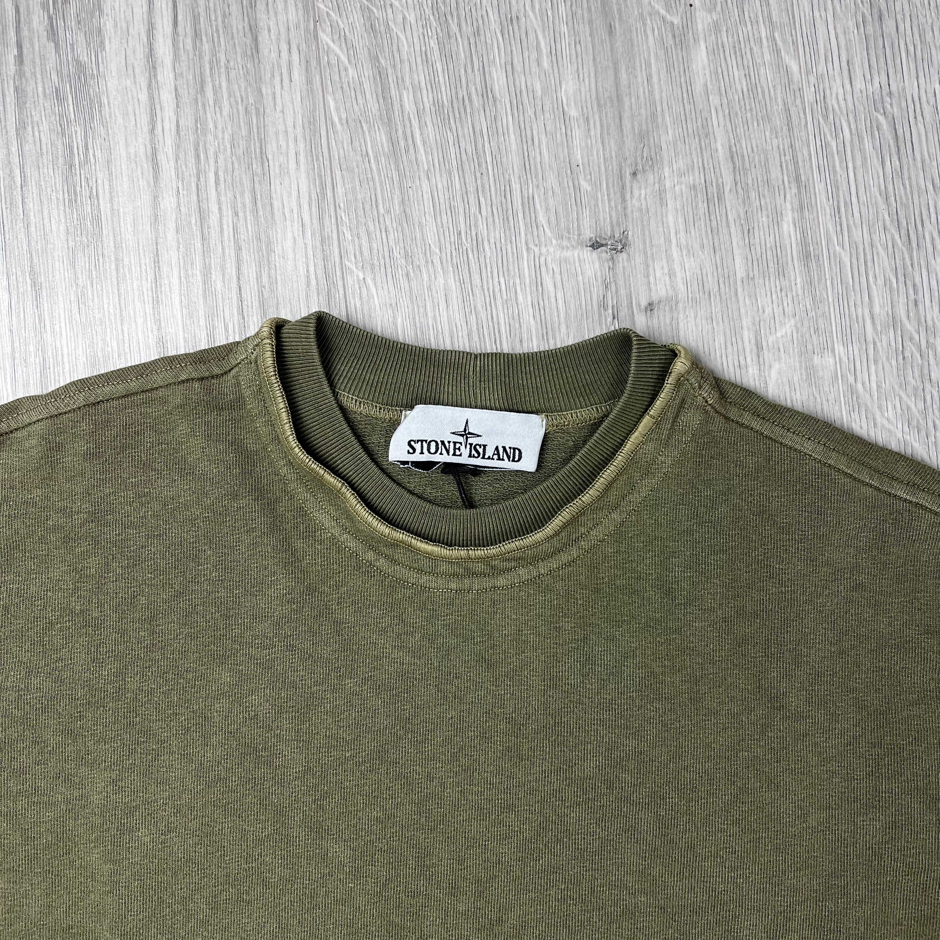 Stone Island Malife 'Old' Sweatshirt - Military
