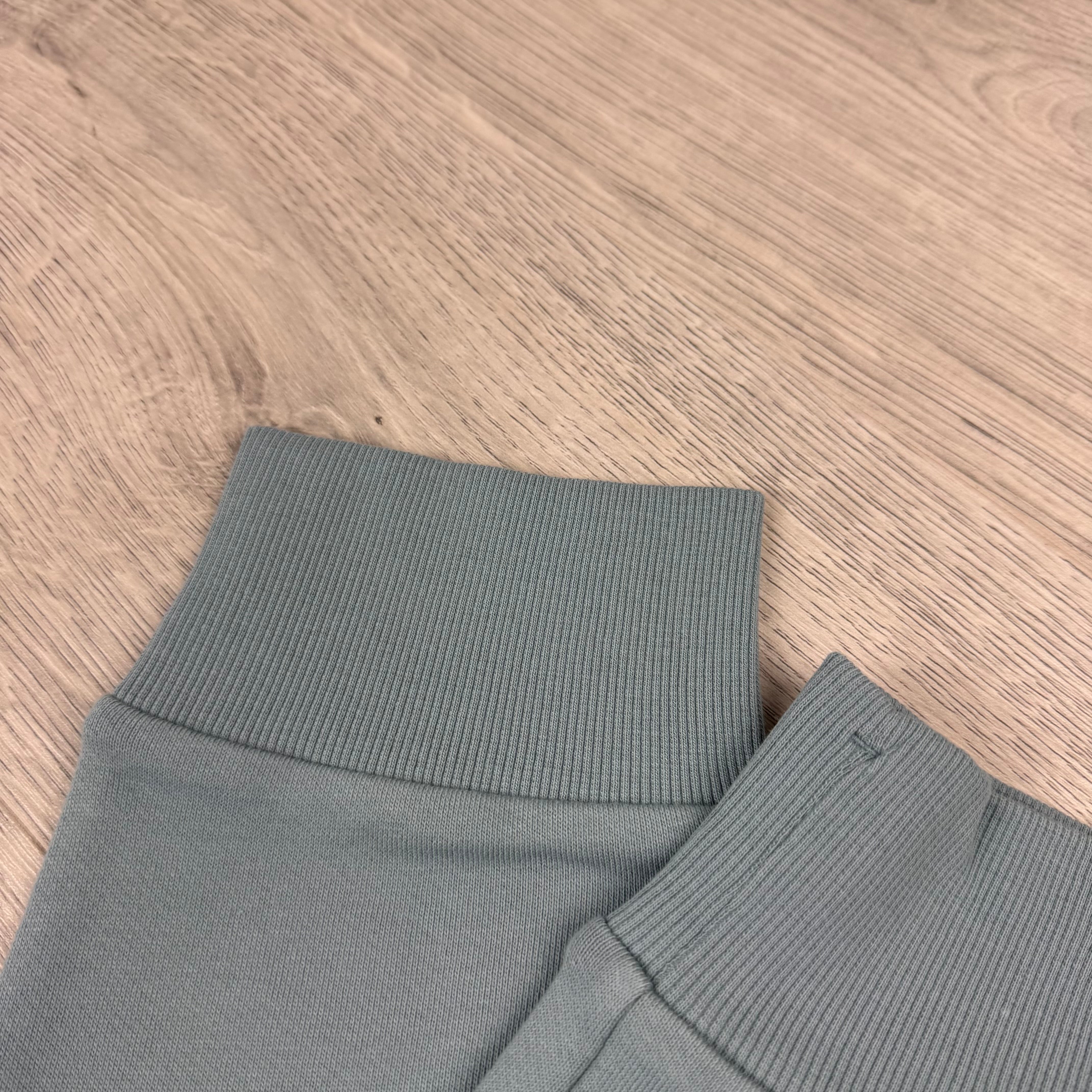 CP Company Raised Fleece Sweatpants - Silver Blue