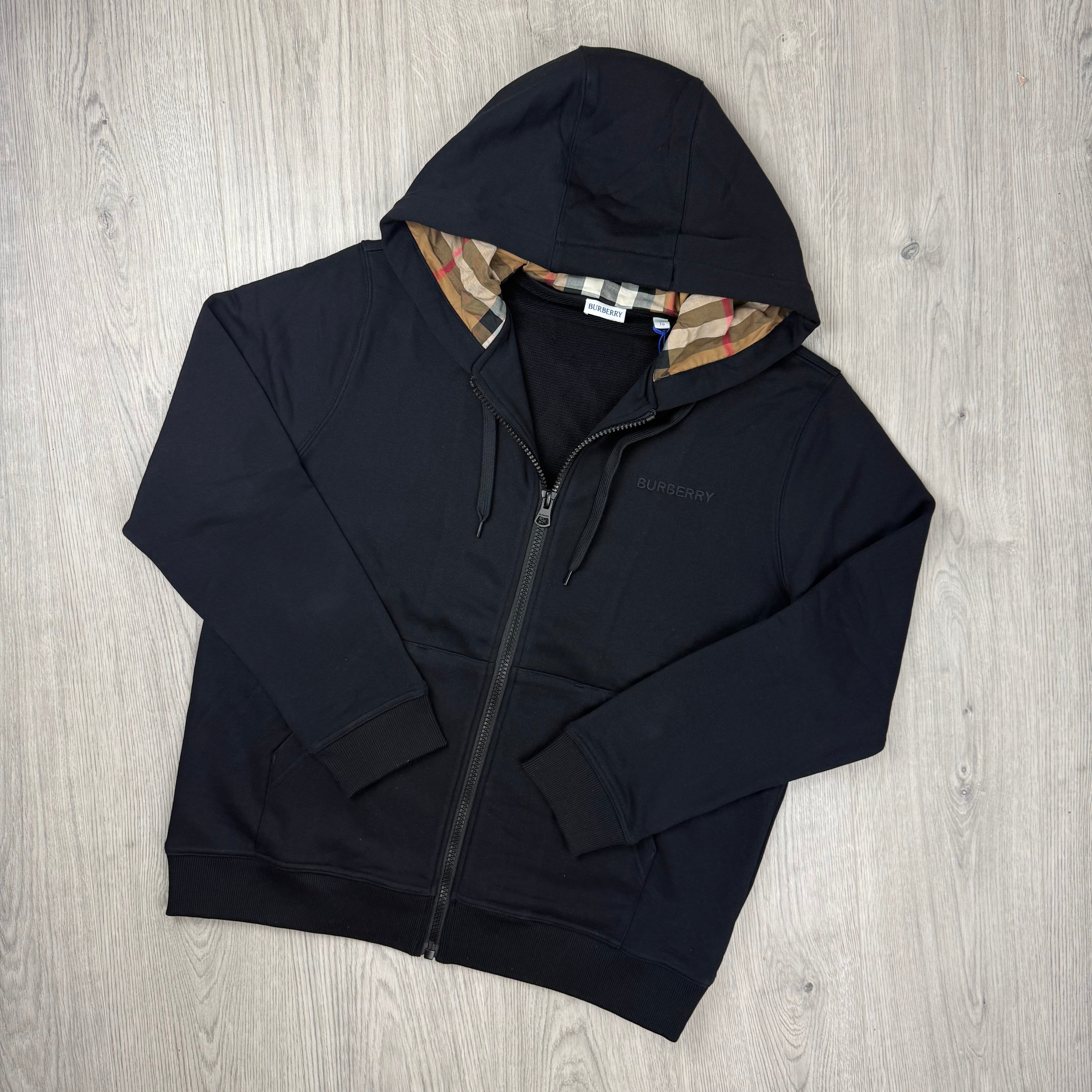 BURBERRY バーバリー Burberry | Men's 'Hove' Zip Hoodie | Black | Outlet Sale