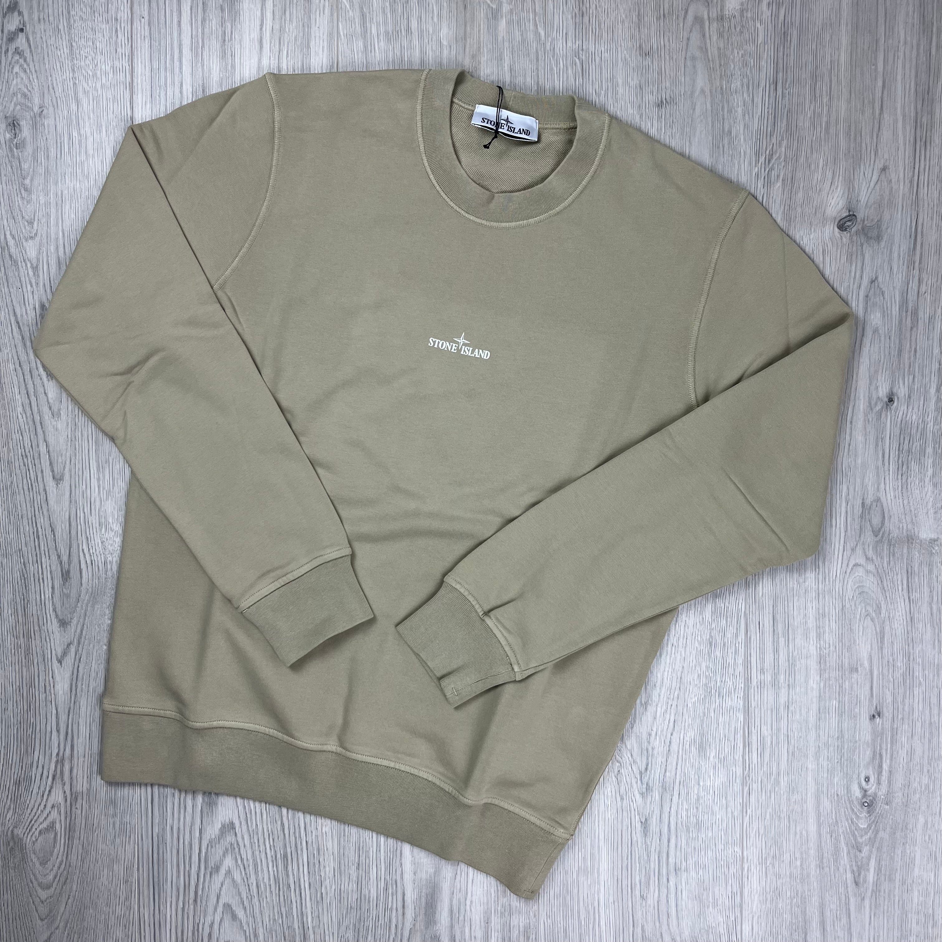 Stone Island Reflective Sweatshirt - Desert