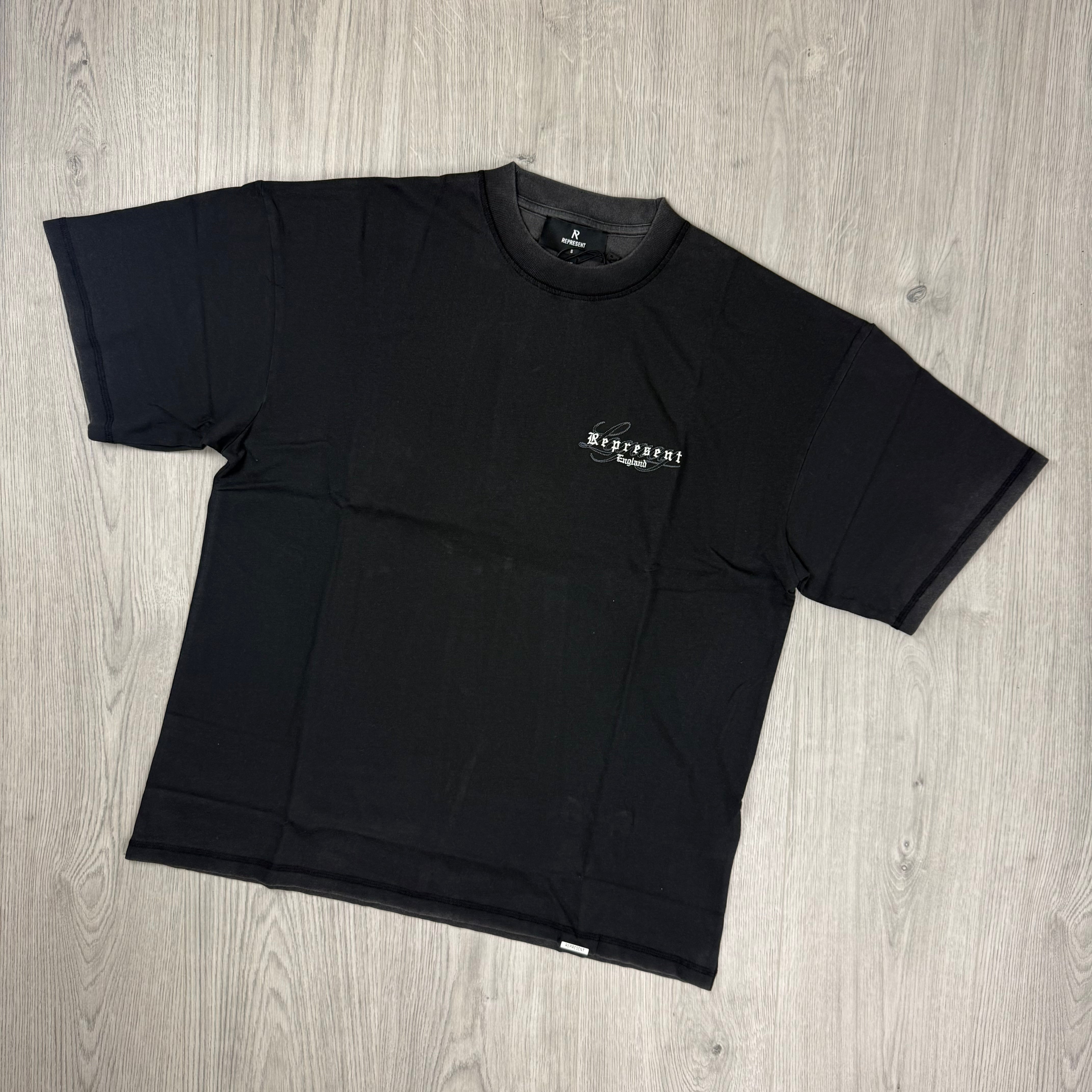 Represent | Men's Legacy England T-Shirt | Black | Outlet Sale
