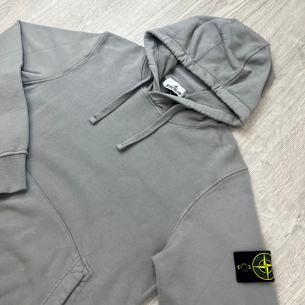 Stone Island Dyed Hoodie - Grey