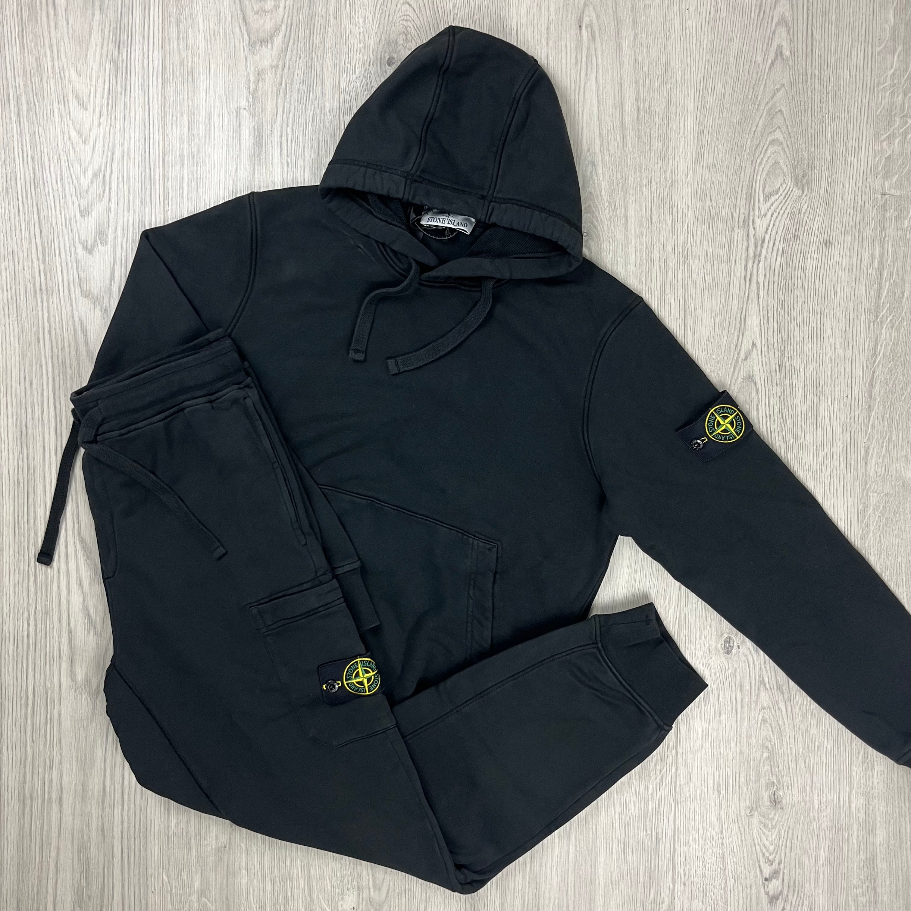 Stone Island Tracksuit in Black. On sale at Open Attire.