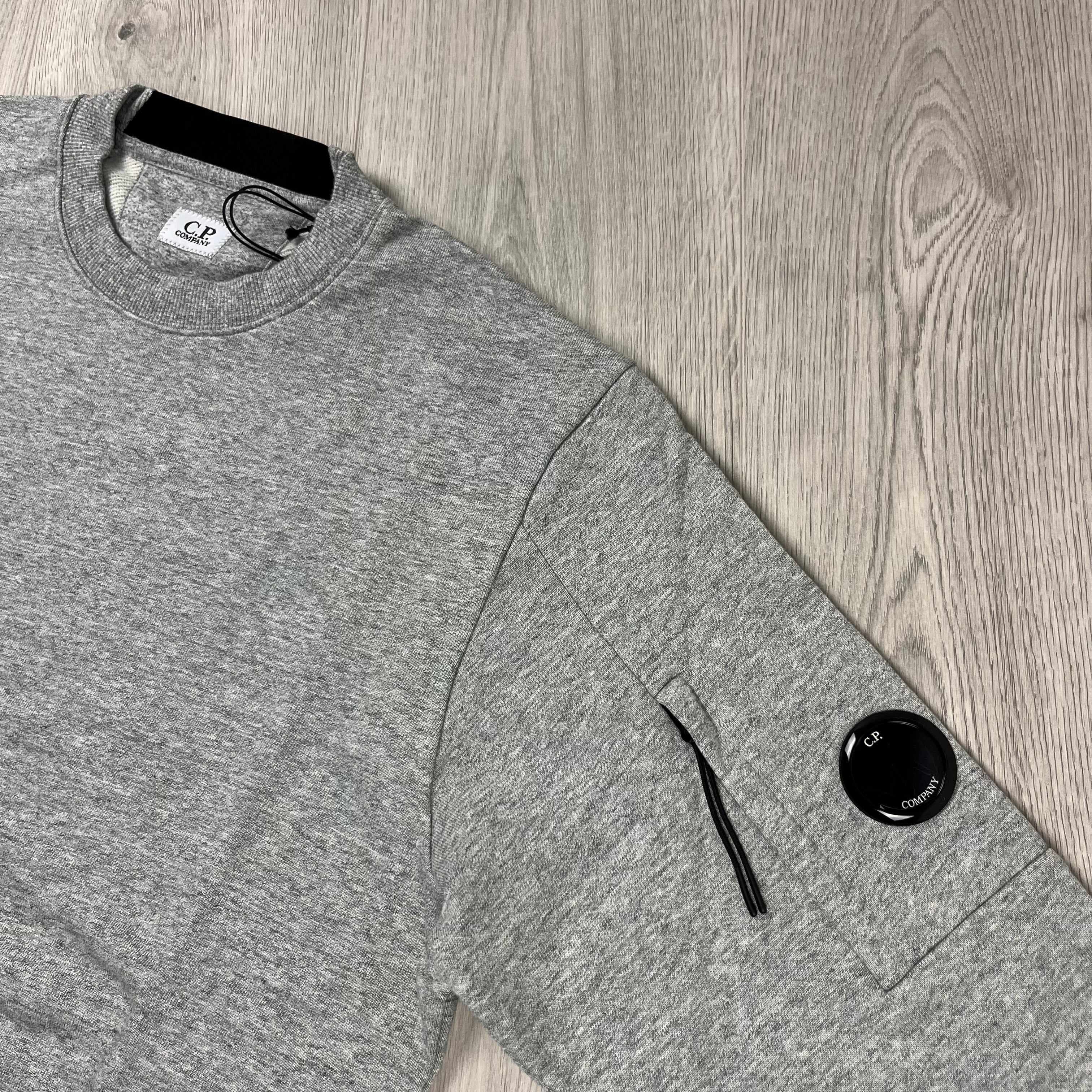 CP Company | Men's Raised Fleece Sweatshirt | Grey | Outlet Sale