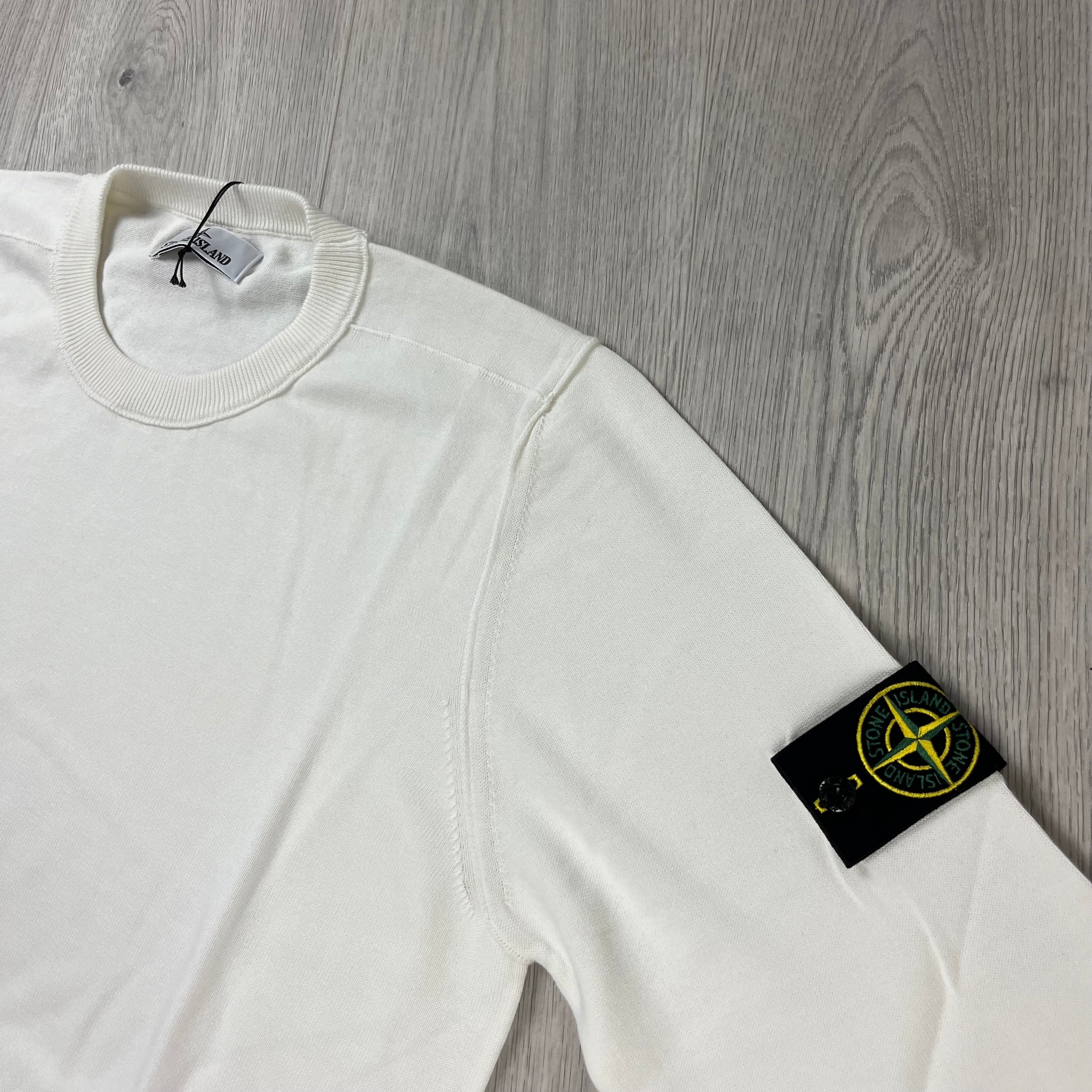 Stone Island Knit Sweatshirt - White