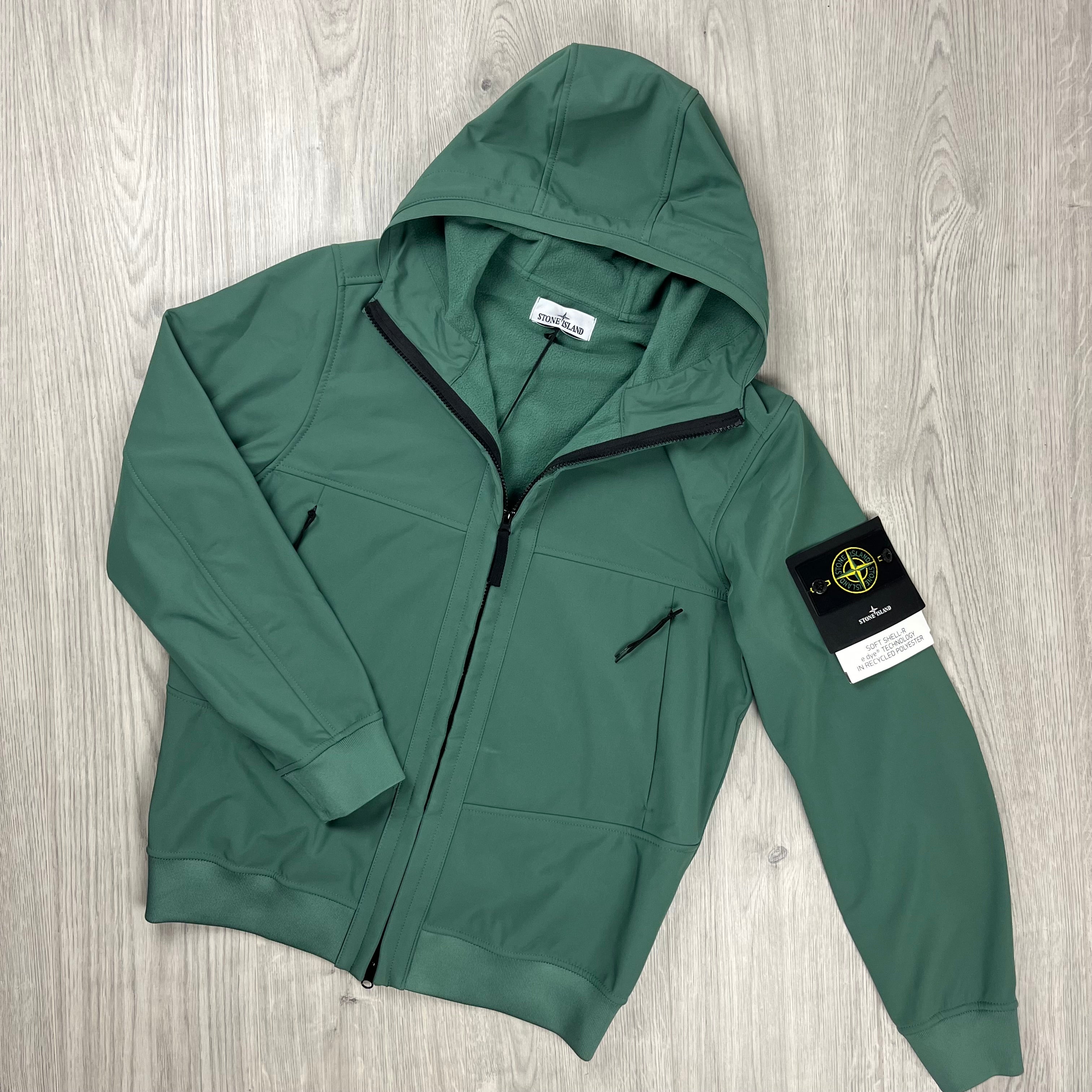 Stone Island Shell Jacket - Sage Green