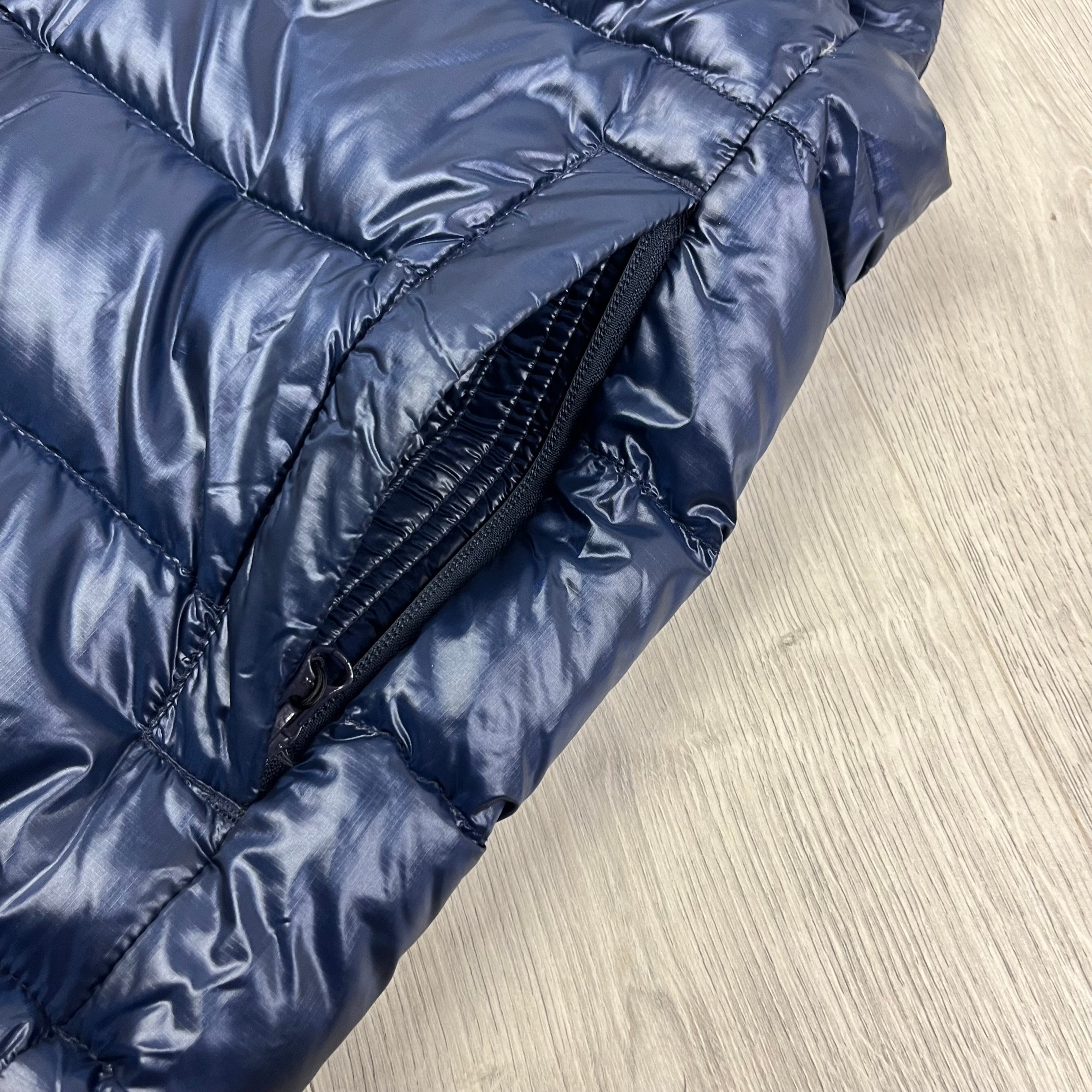 Canada Goose Crofton Gilet in Atlantic Navy. On sale at Open Attire.