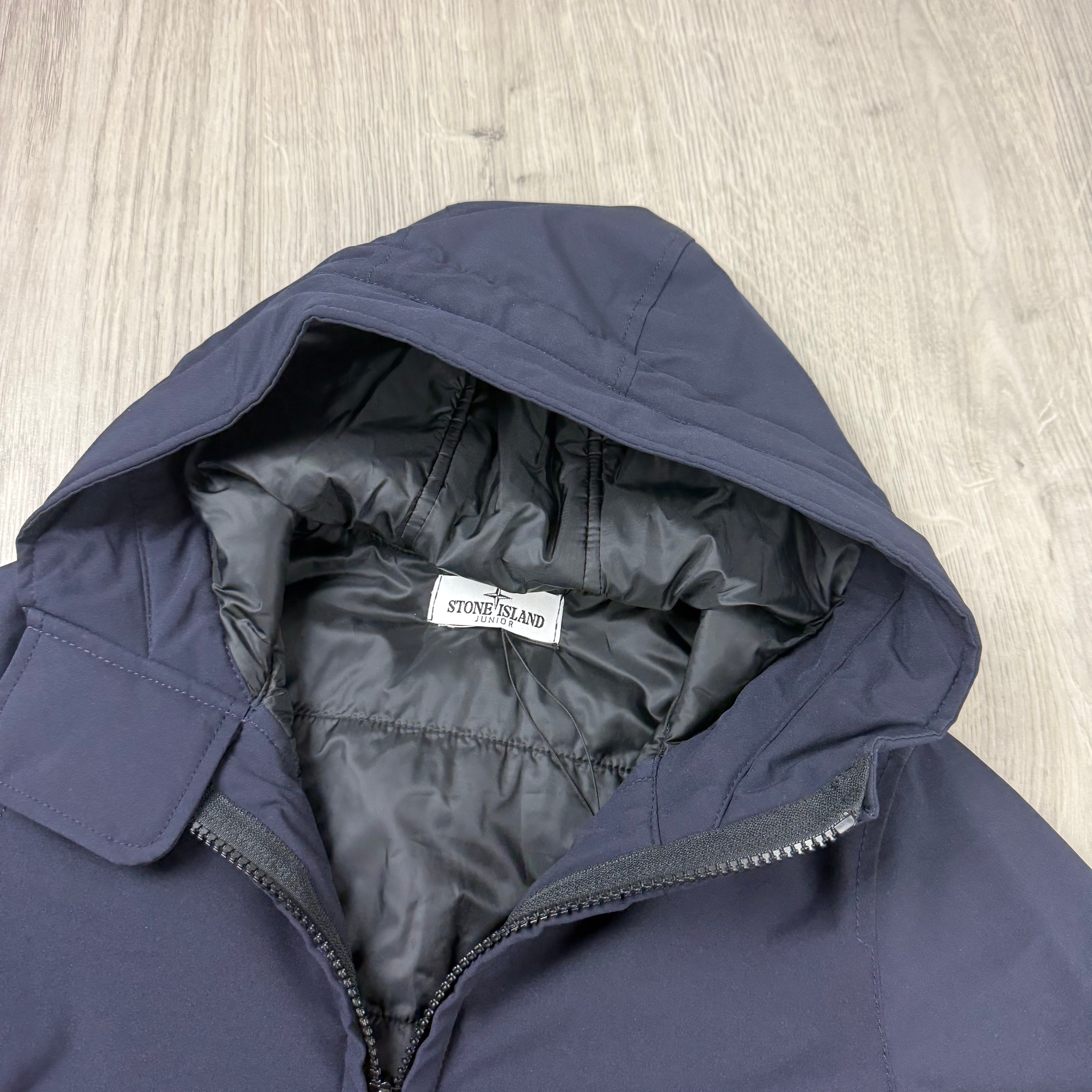 Stone Island Junior Shell Jacket - Navy