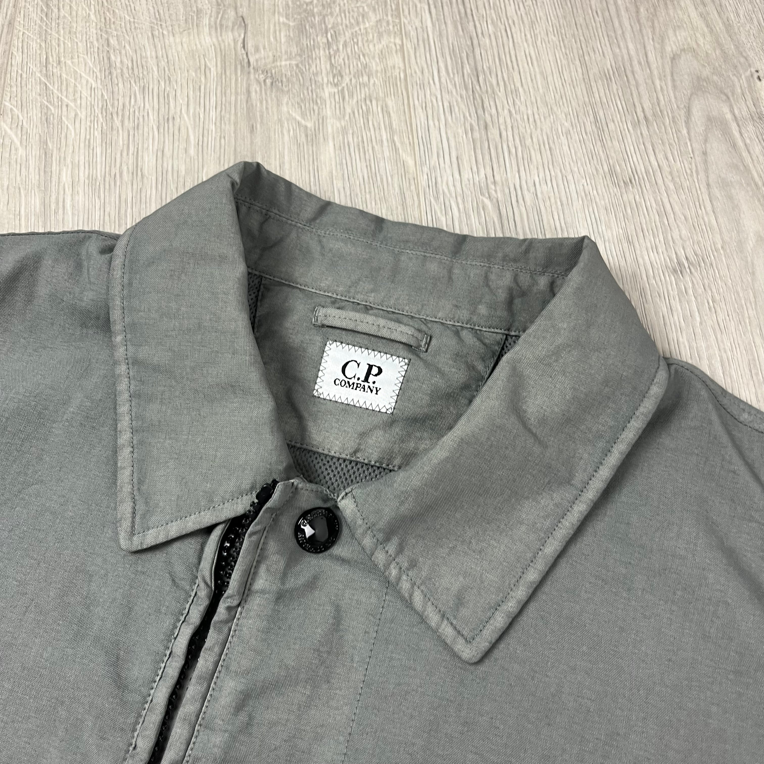 CP Company Taylon-P Overshirt - Gunmetal