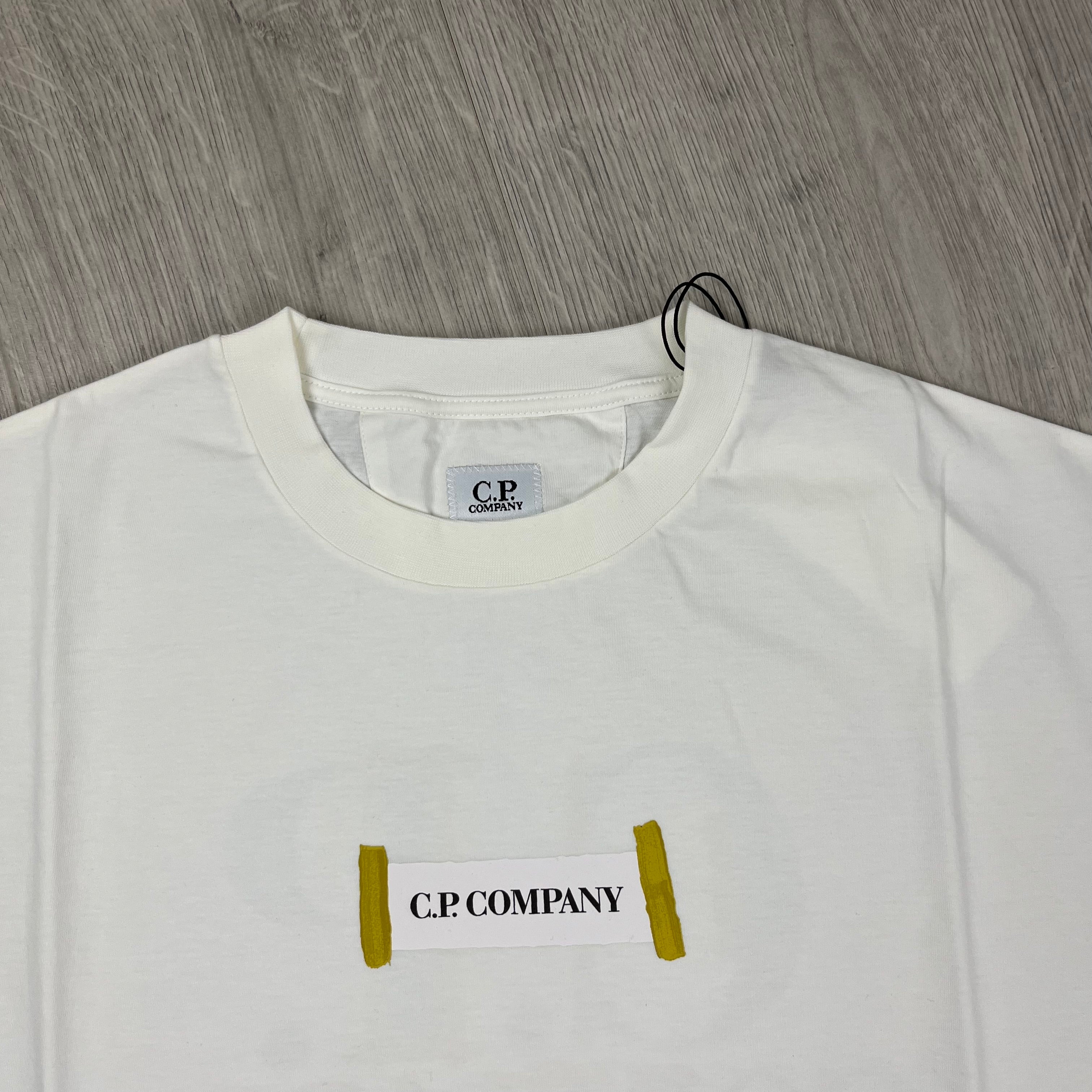 CP Company Blurred T-Shirt - White