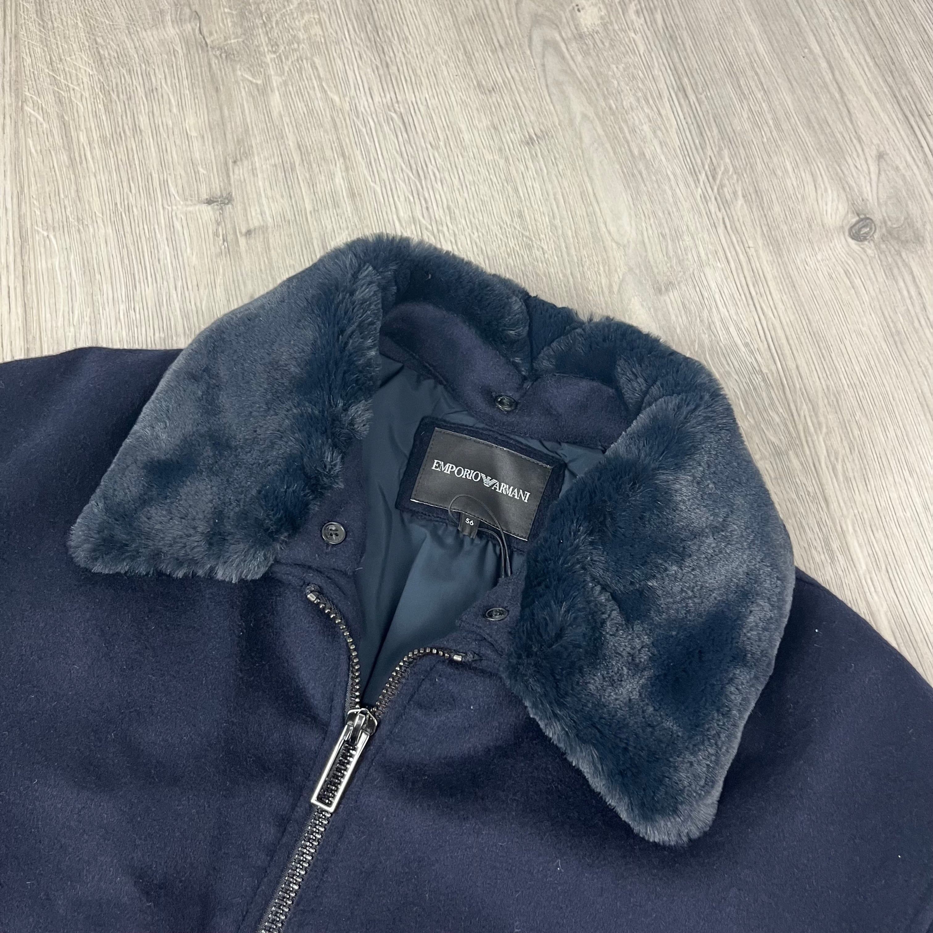 Emporio Armani Aviator Jacket - Navy