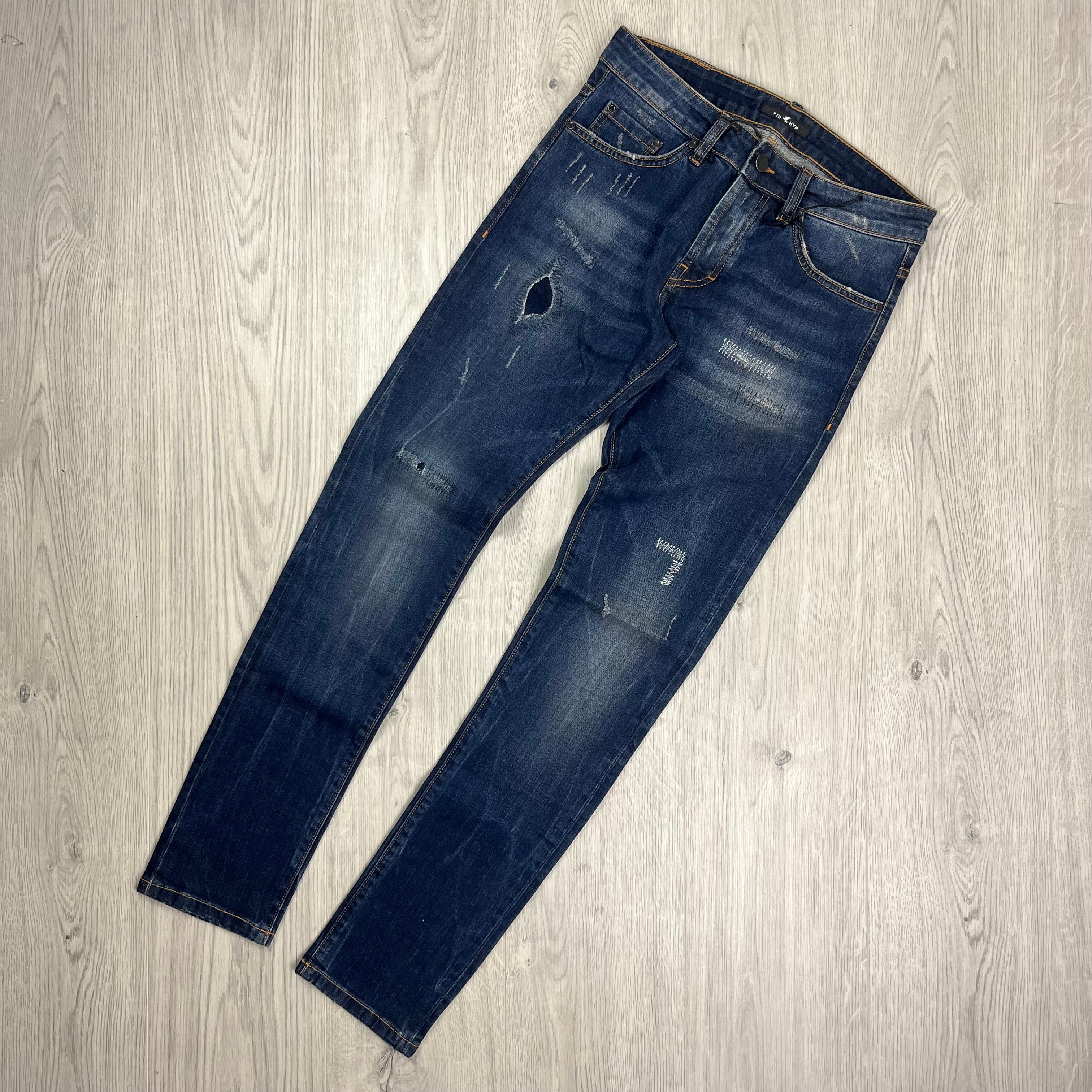 7TH HVN Slim Jeans - Blue