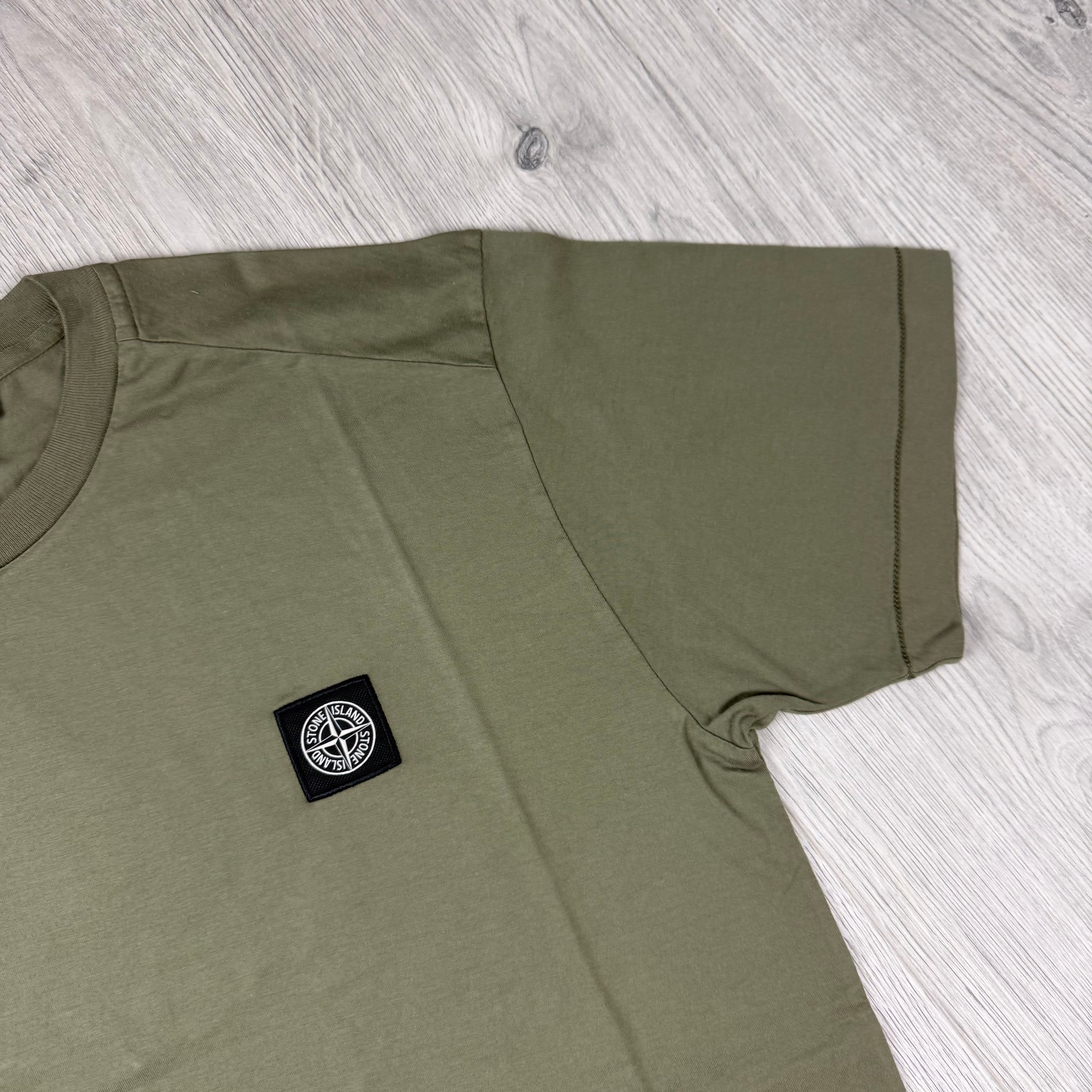 Stone Island Patch T-Shirt - Military