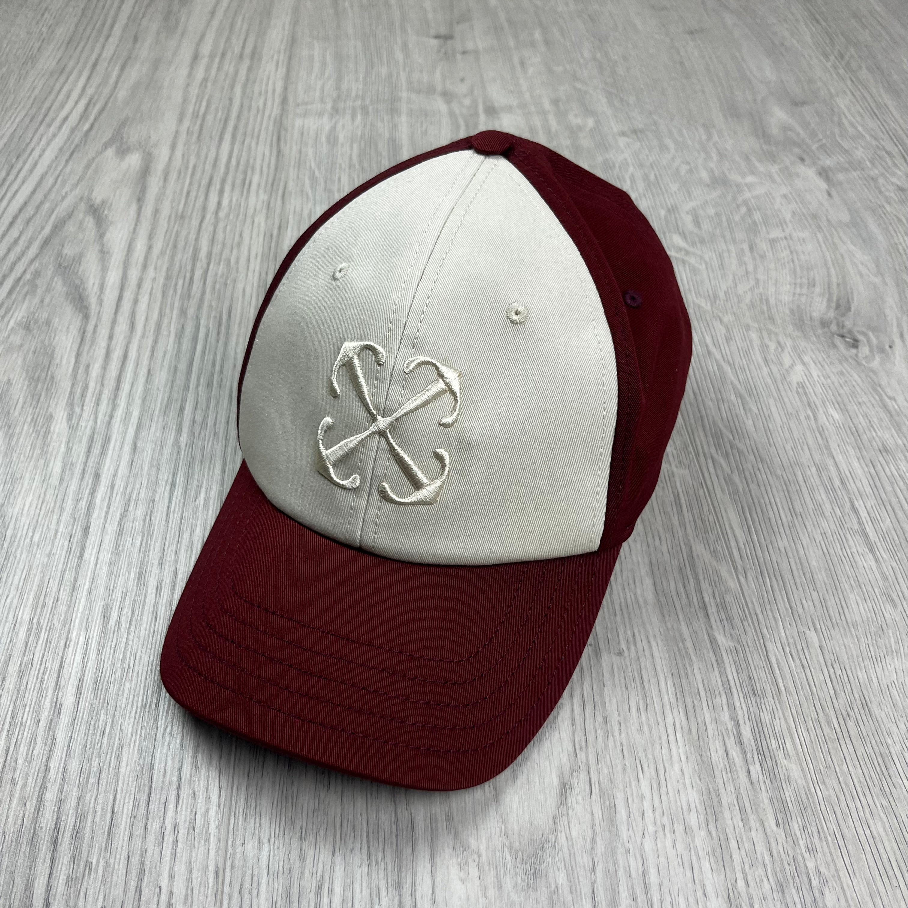 Off-White Baseball Cap - Maroon