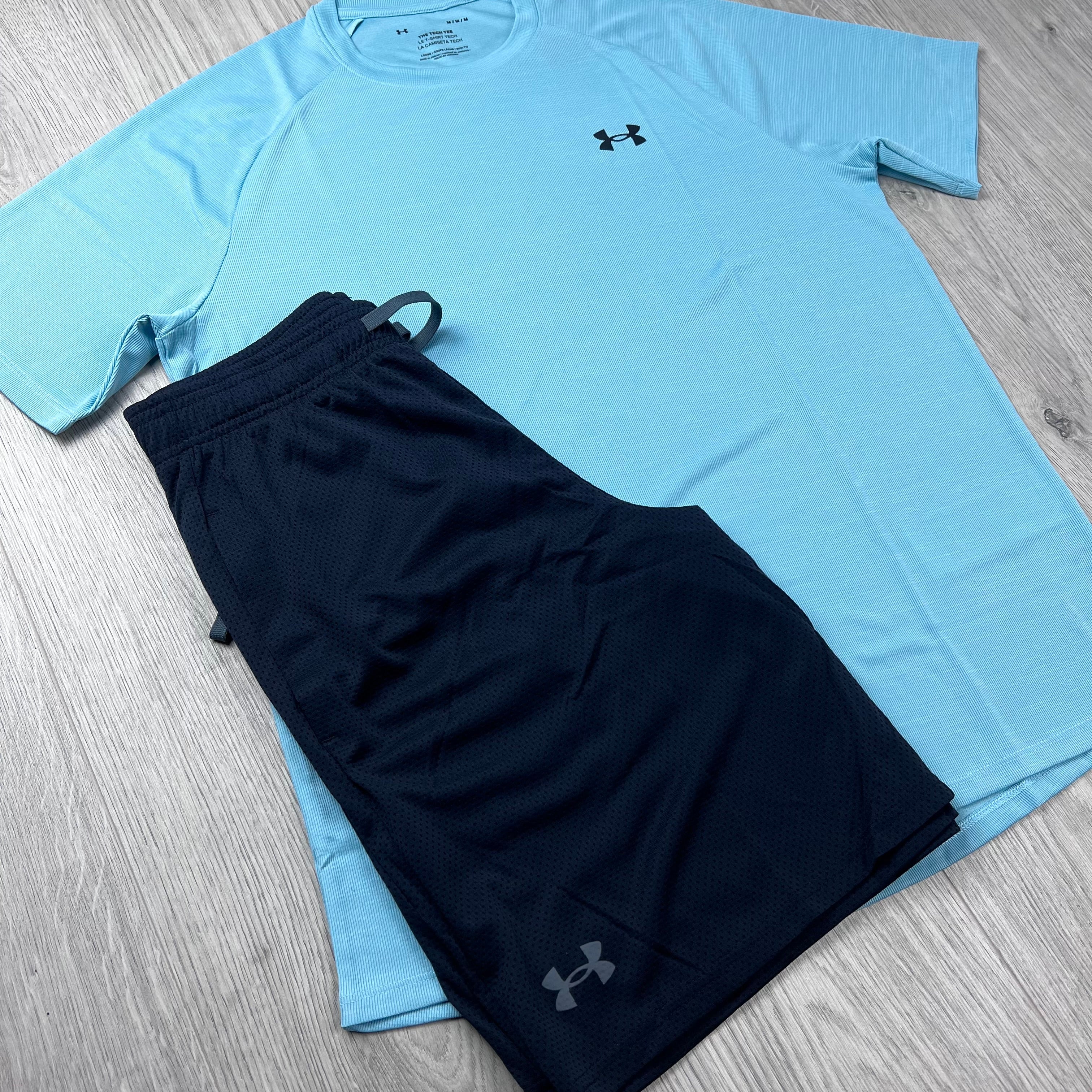 Under Armour Textured Set - Blue/Black