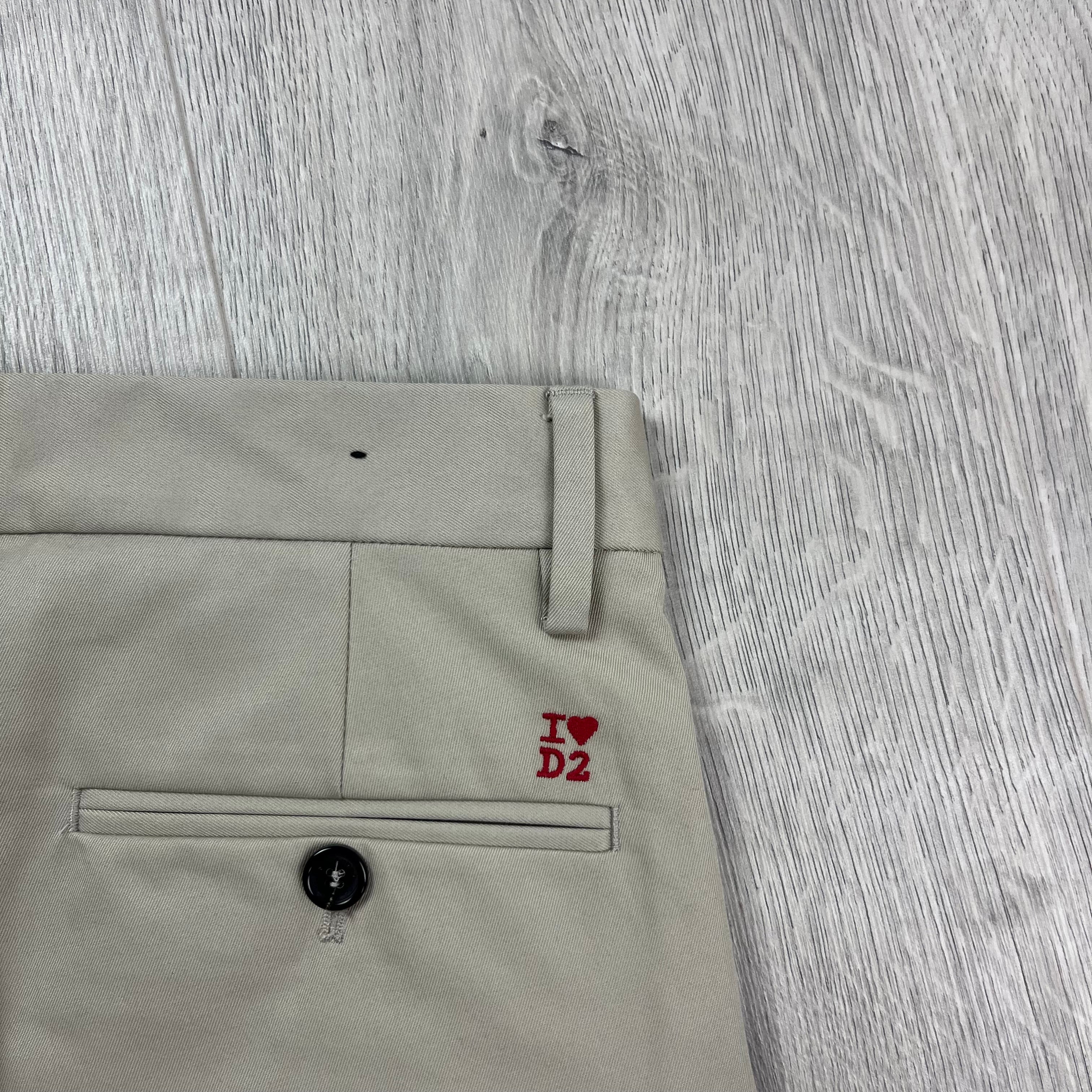 DSQUARED2 Logo Chinos - Beige