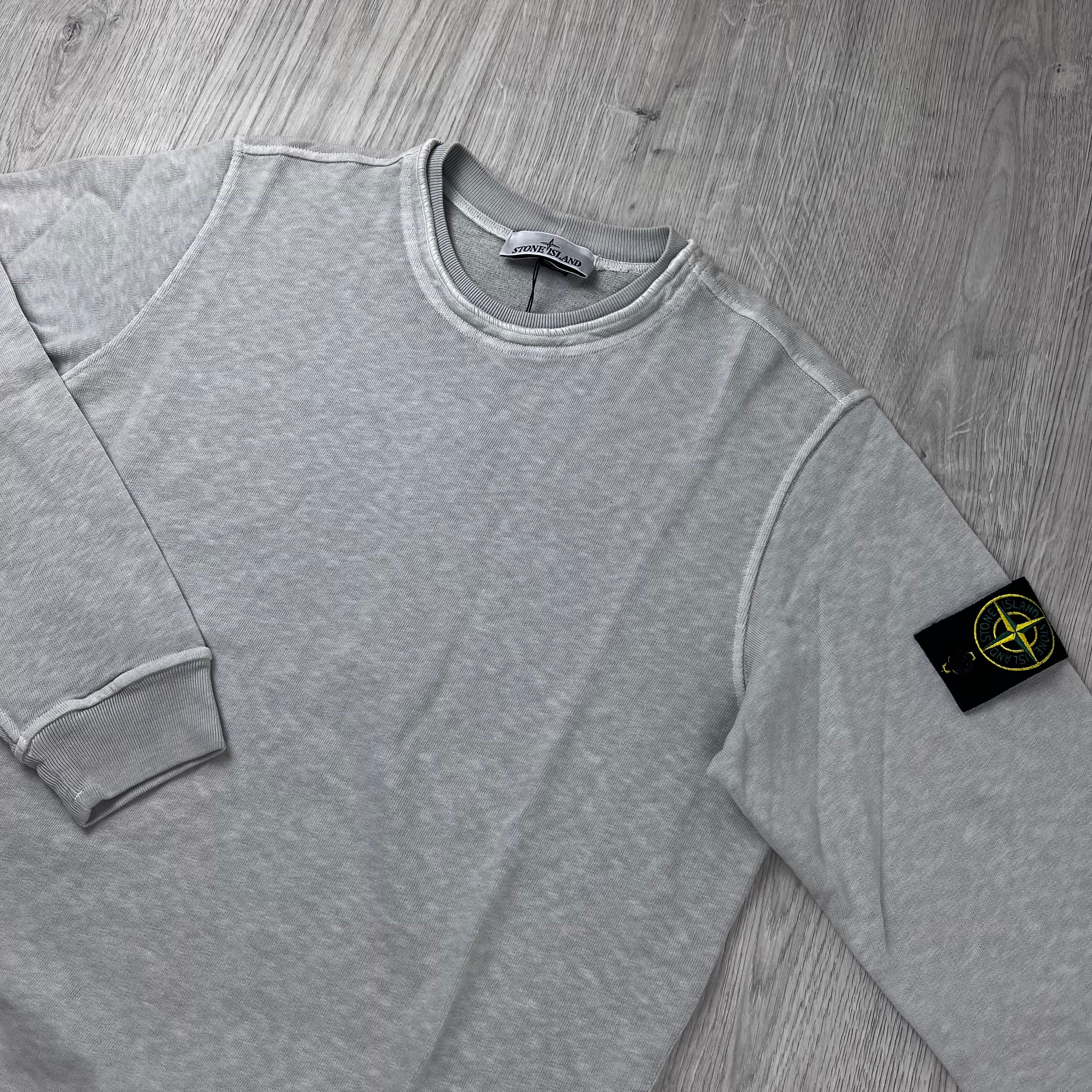 Stone Island Malife 'Old' Sweatshirt - Pearl Grey