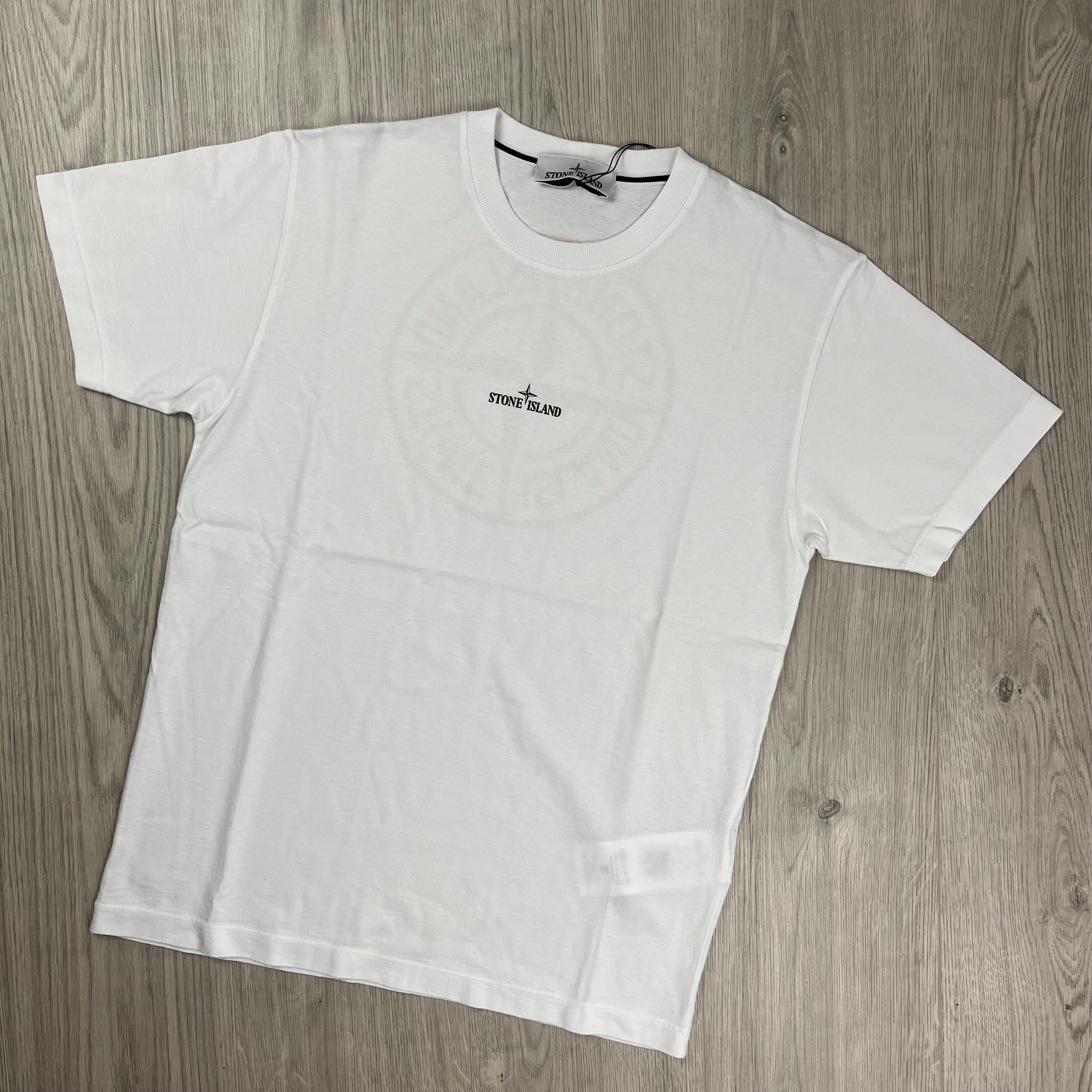 Stone island t shirt print on sale