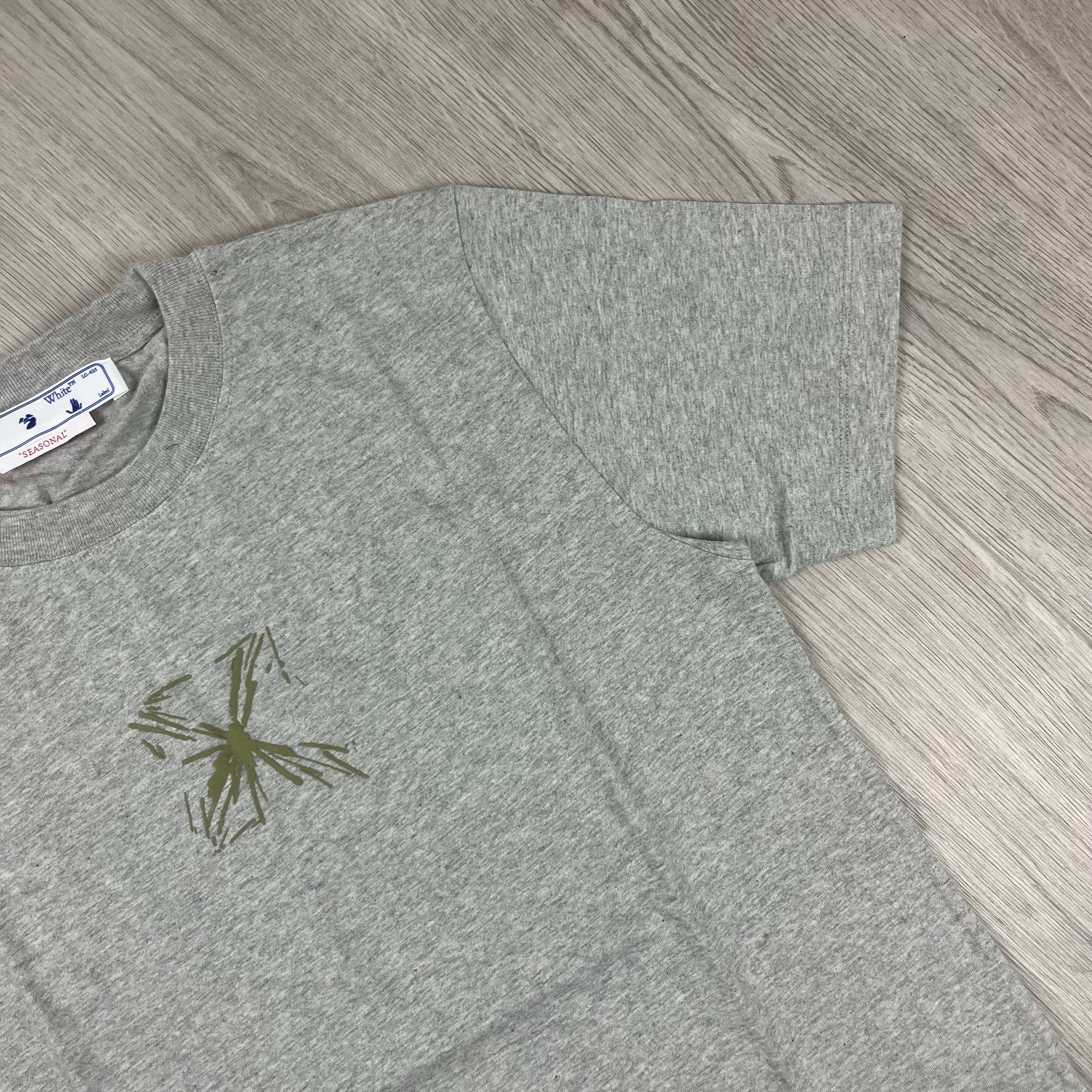 Off-White Splash T-Shirt - Grey