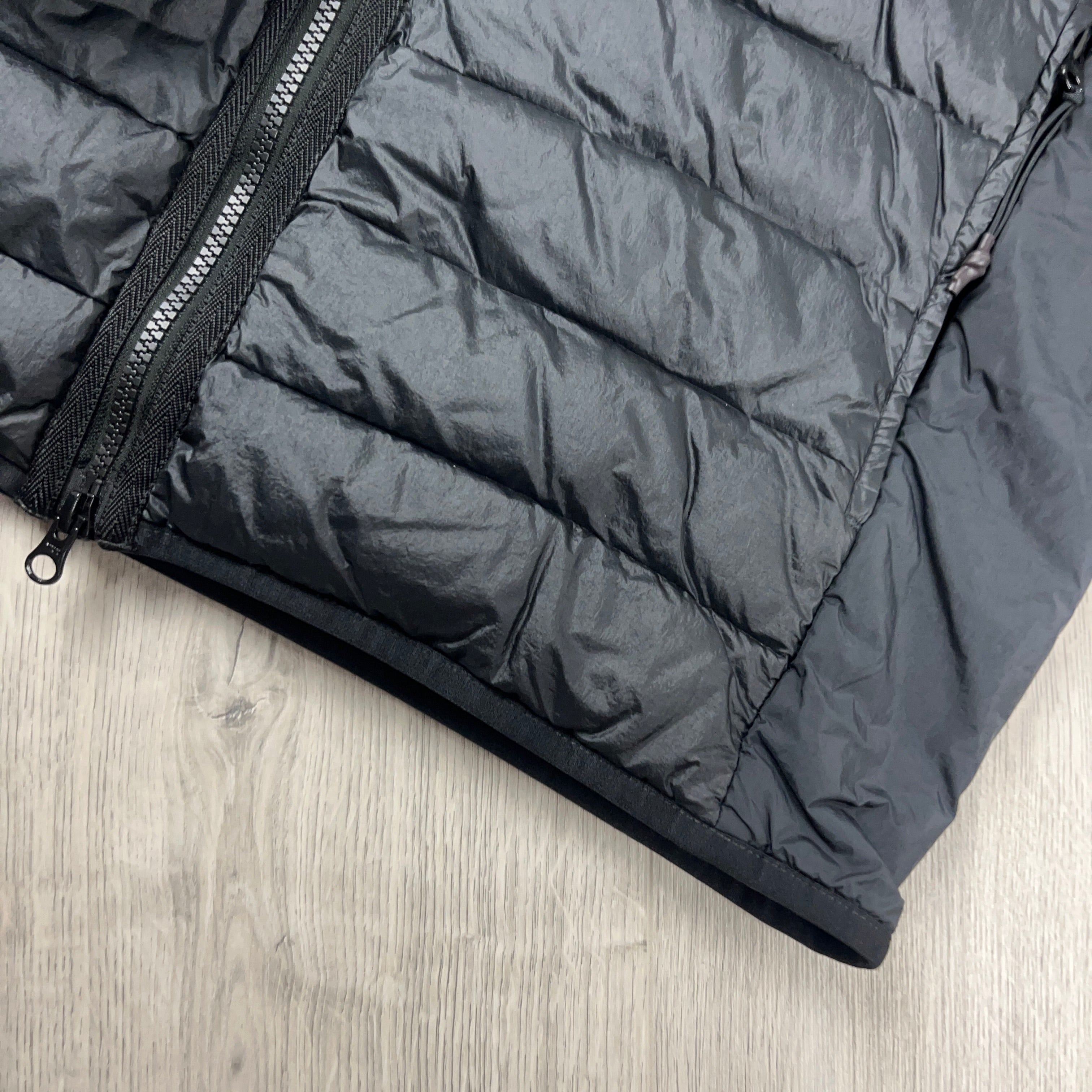 Stone Island Woven Down Jacket - Black