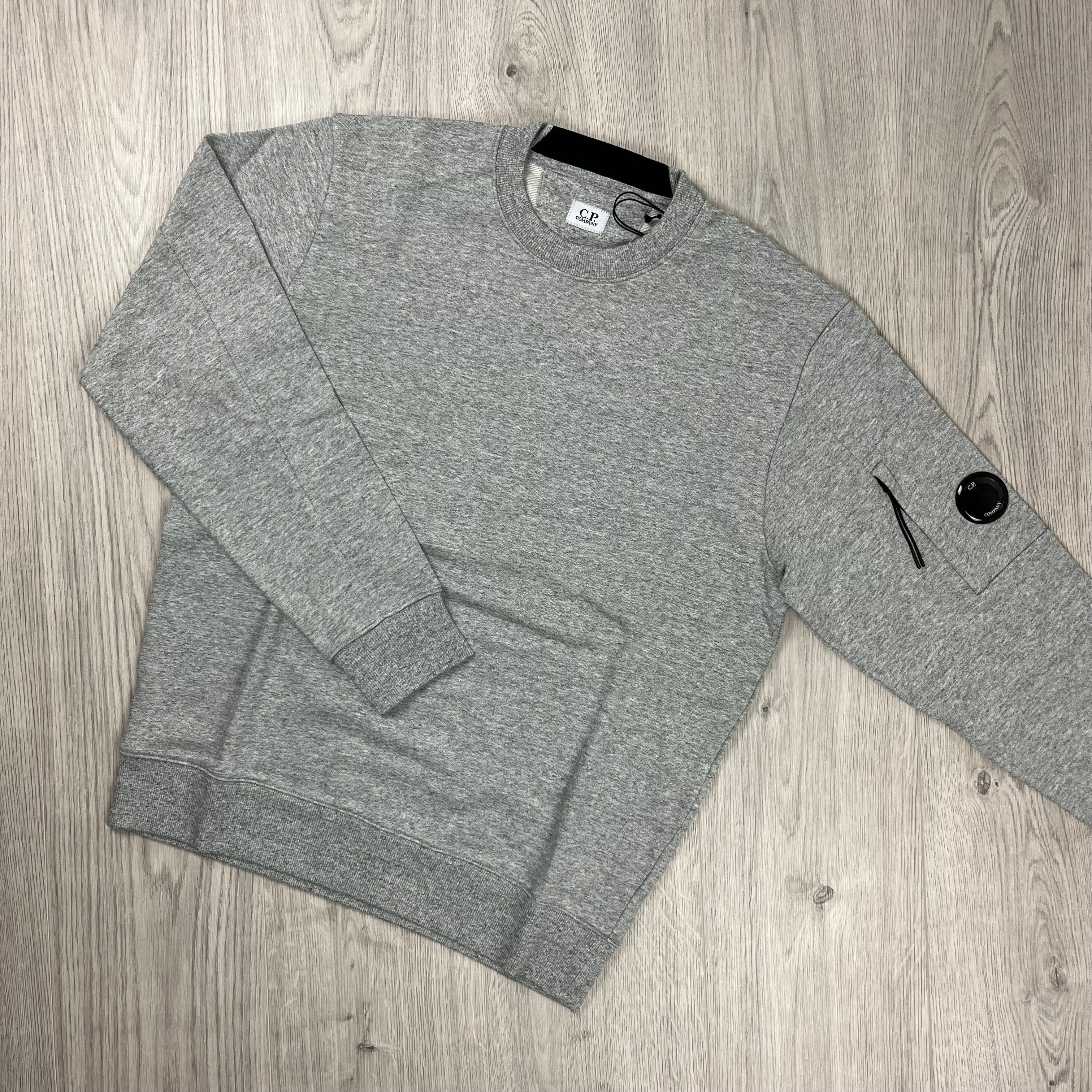 CP Company | Men's Raised Fleece Sweatshirt | Grey | Outlet Sale