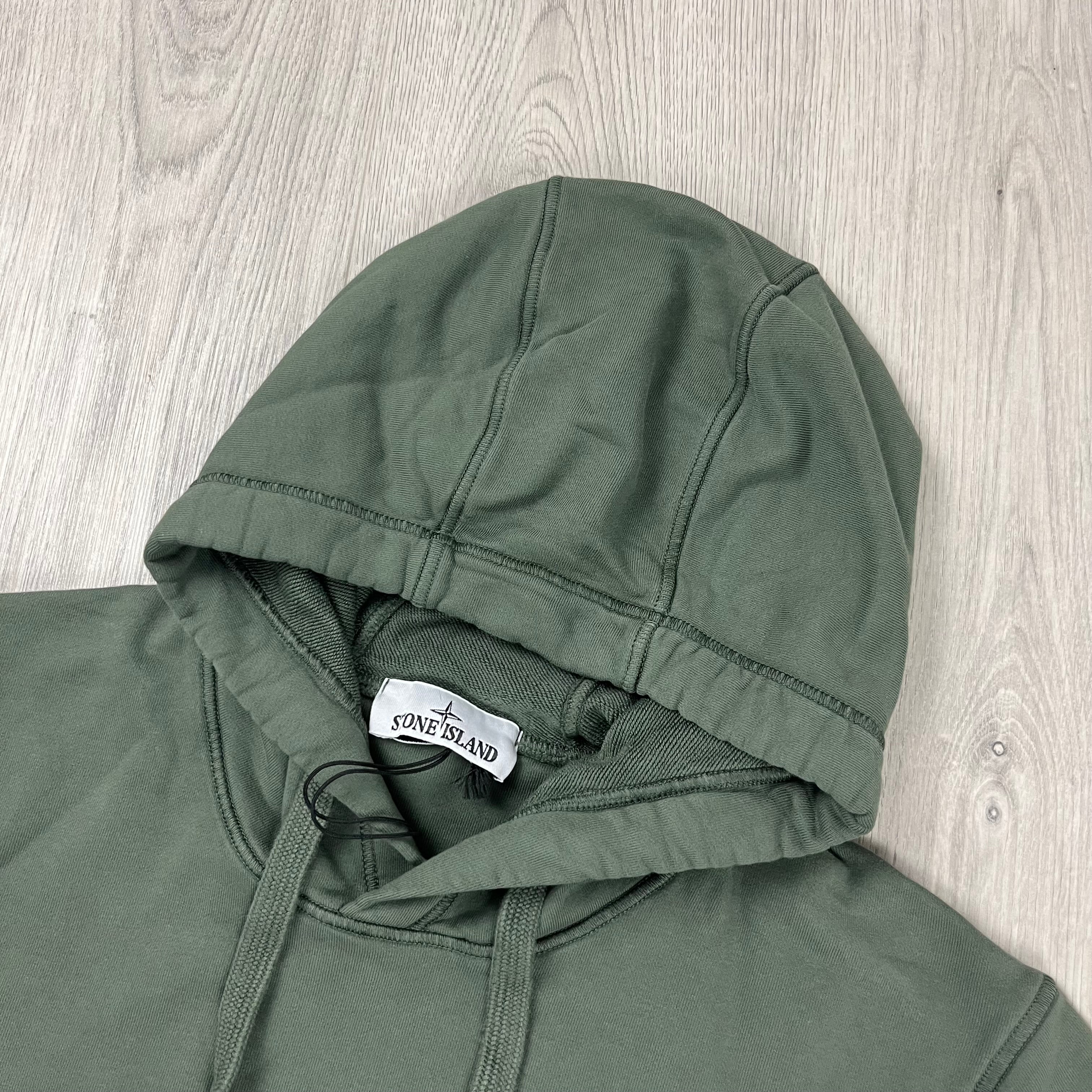 Stone Island Dyed Hoodie - Musk