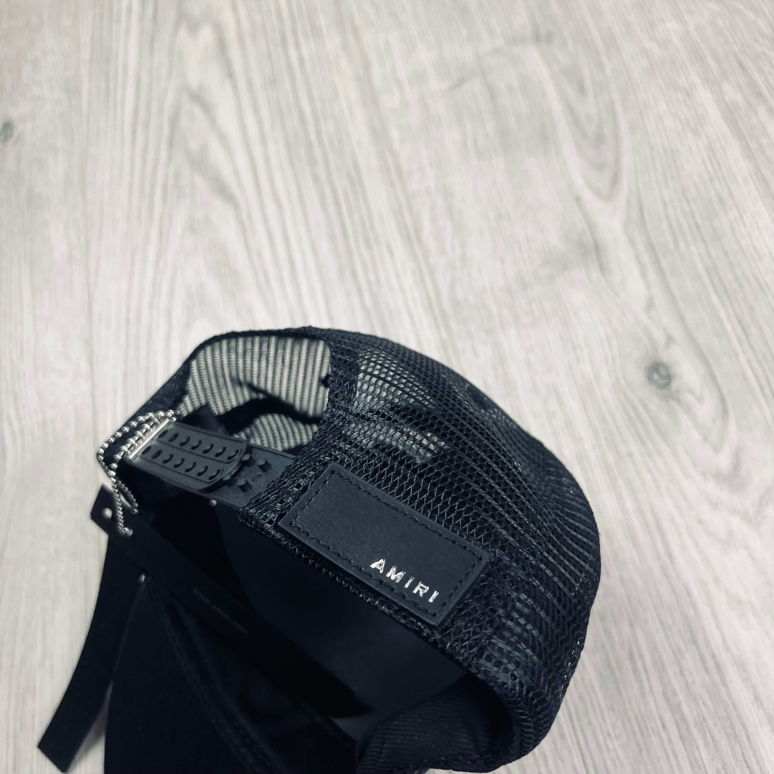 Amiri Bandana Trucker Cap - Black