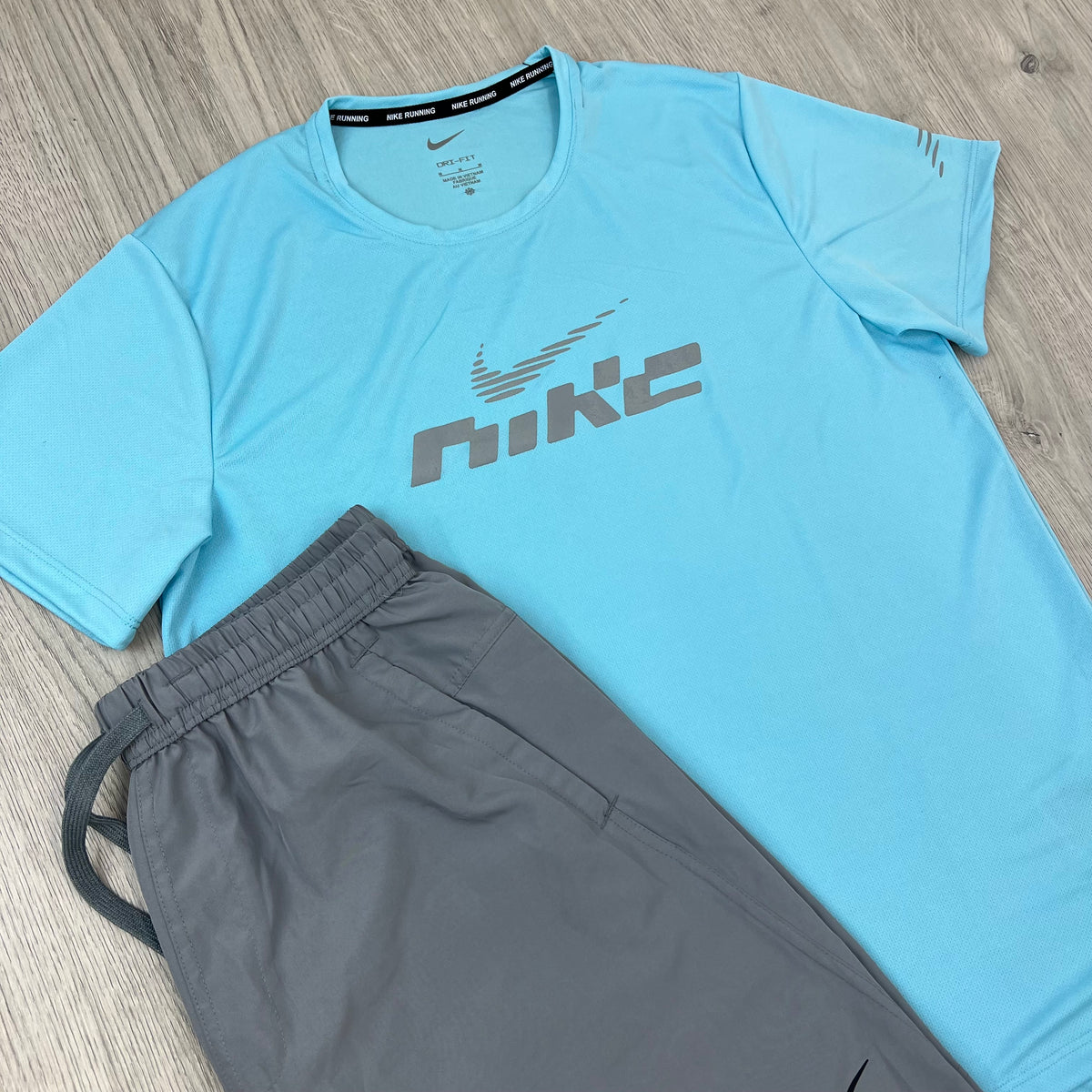 Nike 'Miler' Flash Set - Blue/Grey