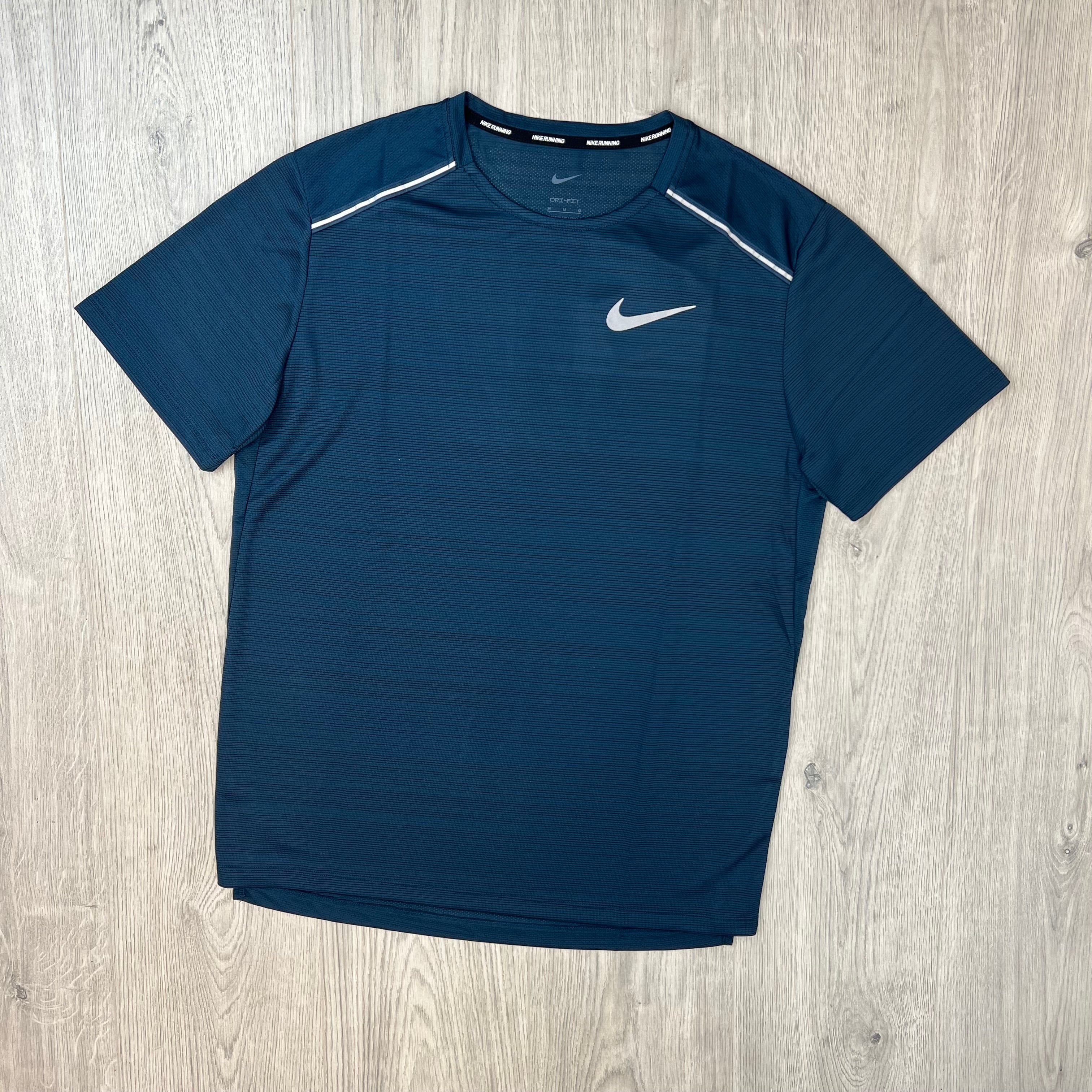 Nike 'Miler' T-Shirt - Navy